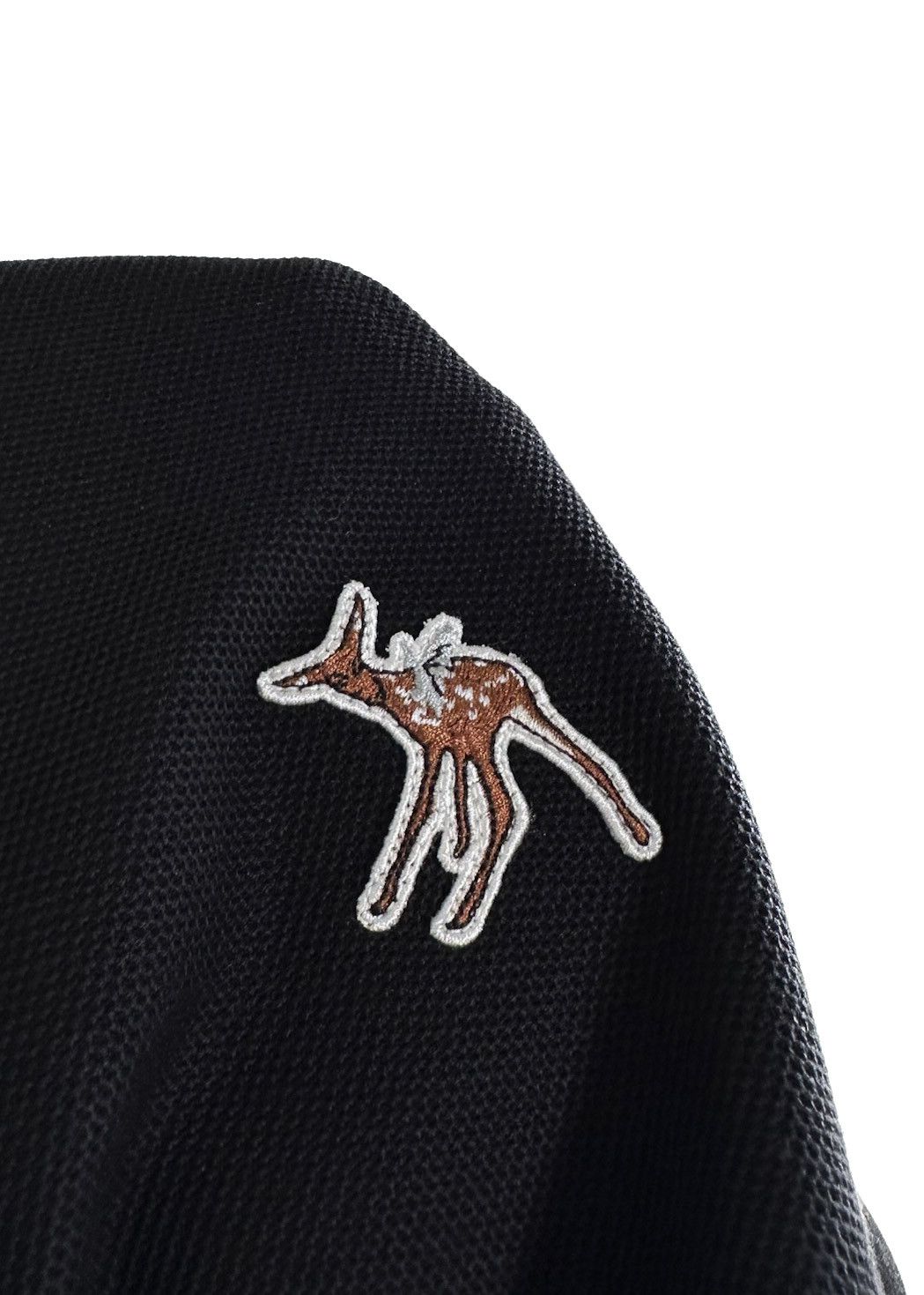 Burberry Burberry Black Copland Deer Embroidered Piqué Polo Shirt Size S / US 4 / IT 40 - 3 Thumbnail