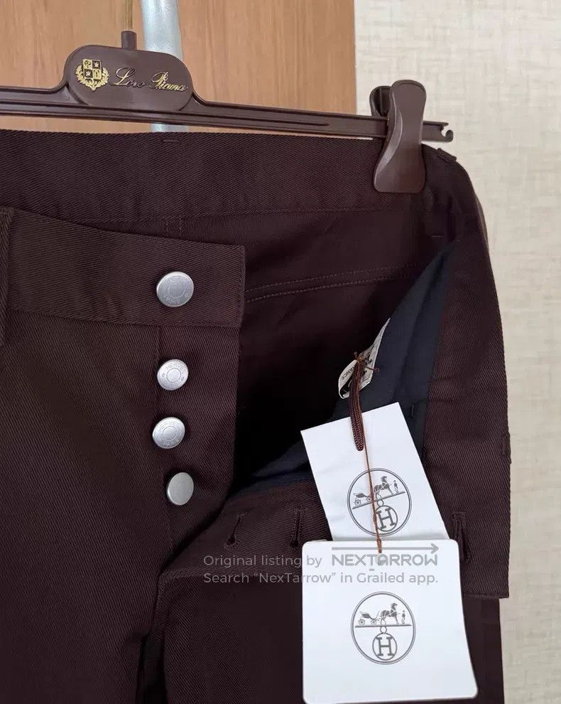 Hermes Hermes Stretch Cotton Twill Denim Pants Size US 40 / EU 56 - 3 Thumbnail