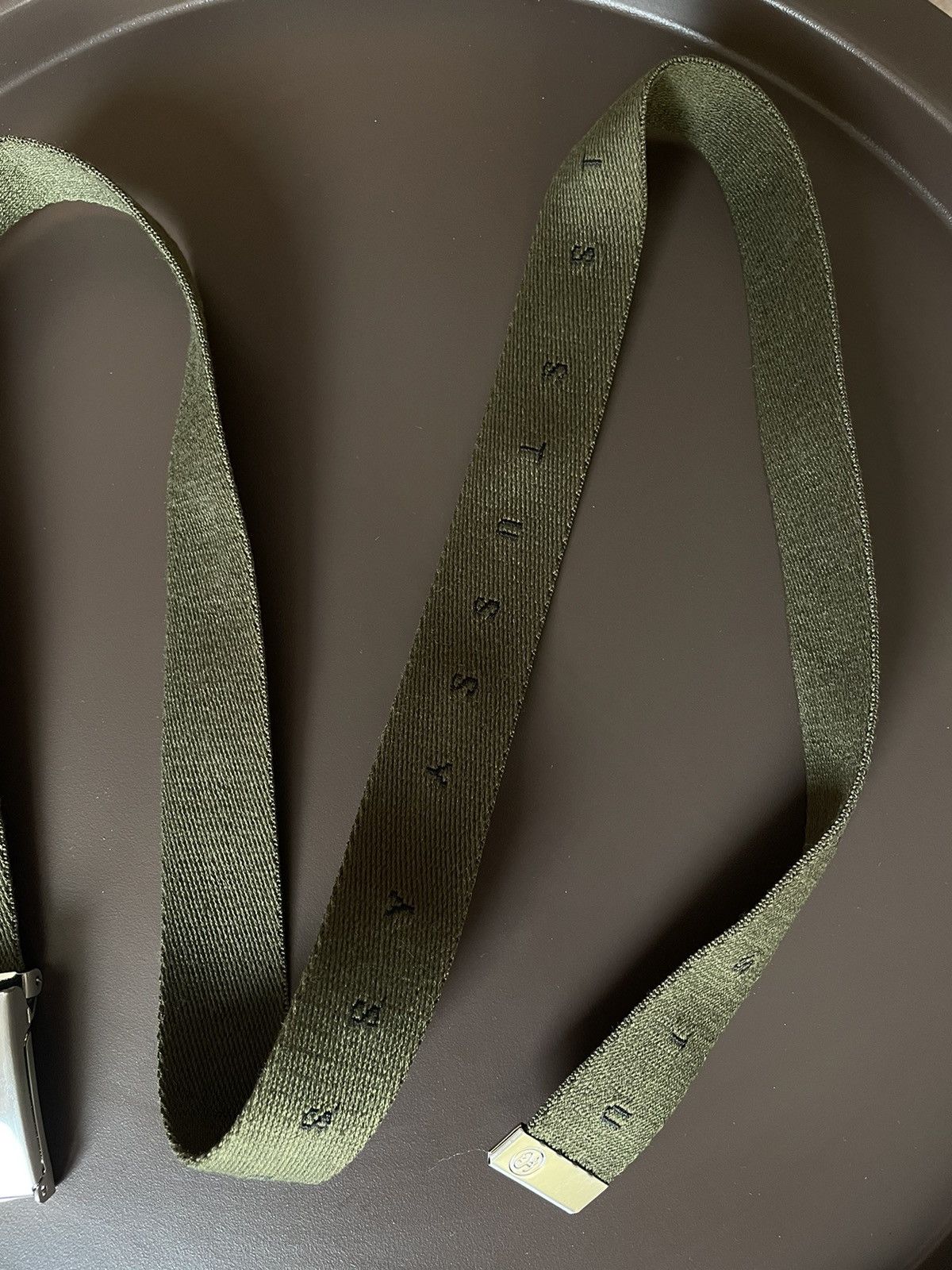 Japanese Brand × Stussy Stussy letter monogram khaki logo print belt Japanese style Size ONE SIZE - 4 Thumbnail