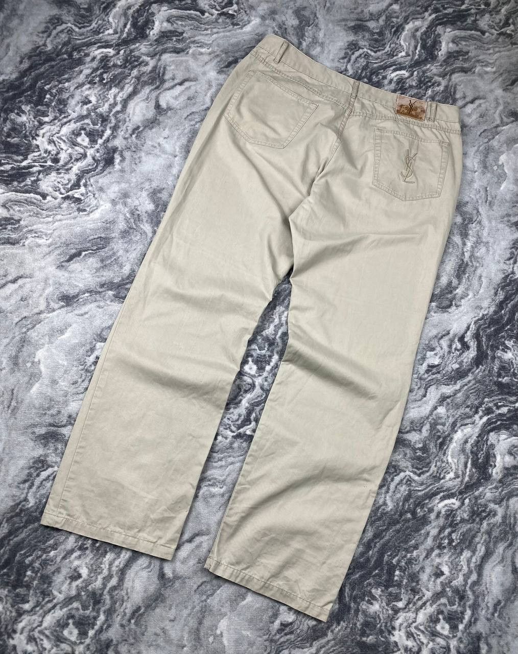Yves Saint Laurent Vintage Yves Saint Laurent Pants YSL Big Logo 90s Size US 40 / EU 56 - 1 Thumbnail