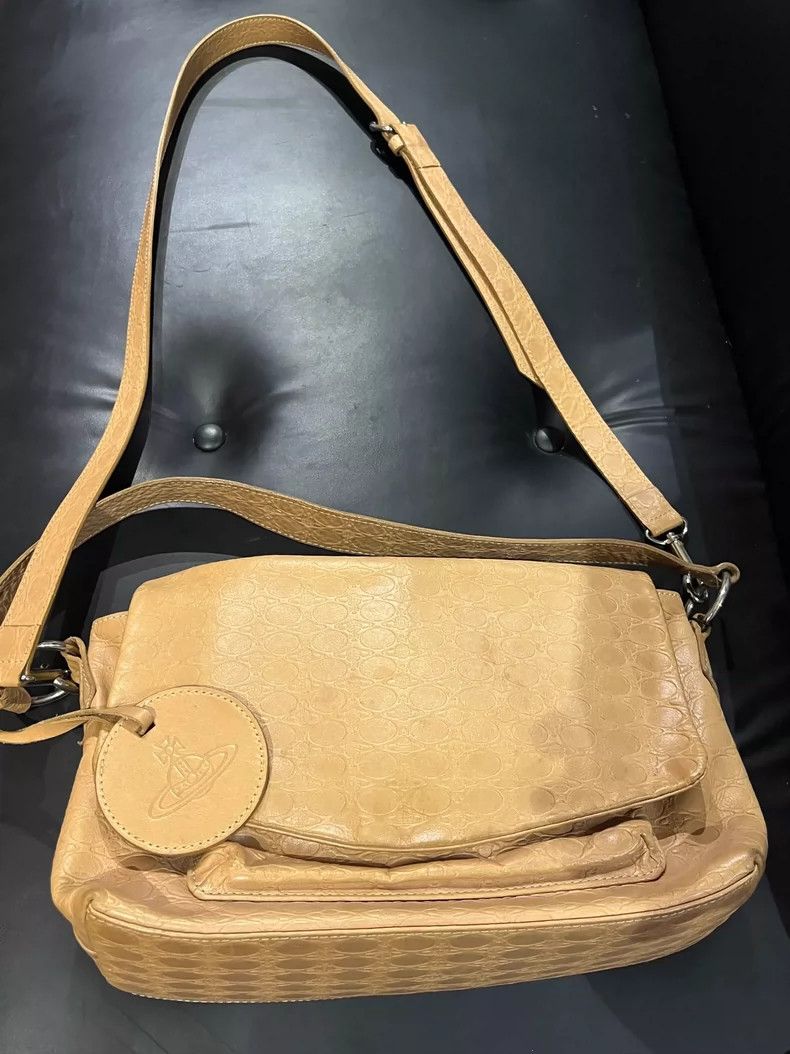 Vivienne Westwood Vivienne Westwood size os Logo Saturn full print leather ba Size ONE SIZE - 2 Thumbnail