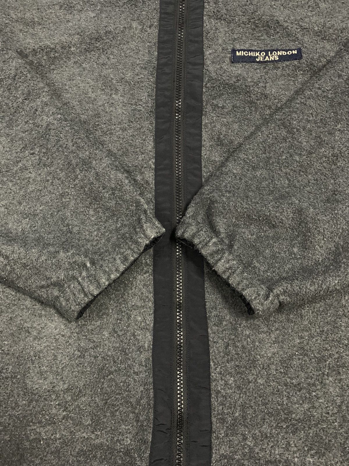 Michiko Koshino London Vintage Michiko London Jeans Reversible Fleece Core Jacket Size US L / EU 52-54 / 3 - 20 Thumbnail