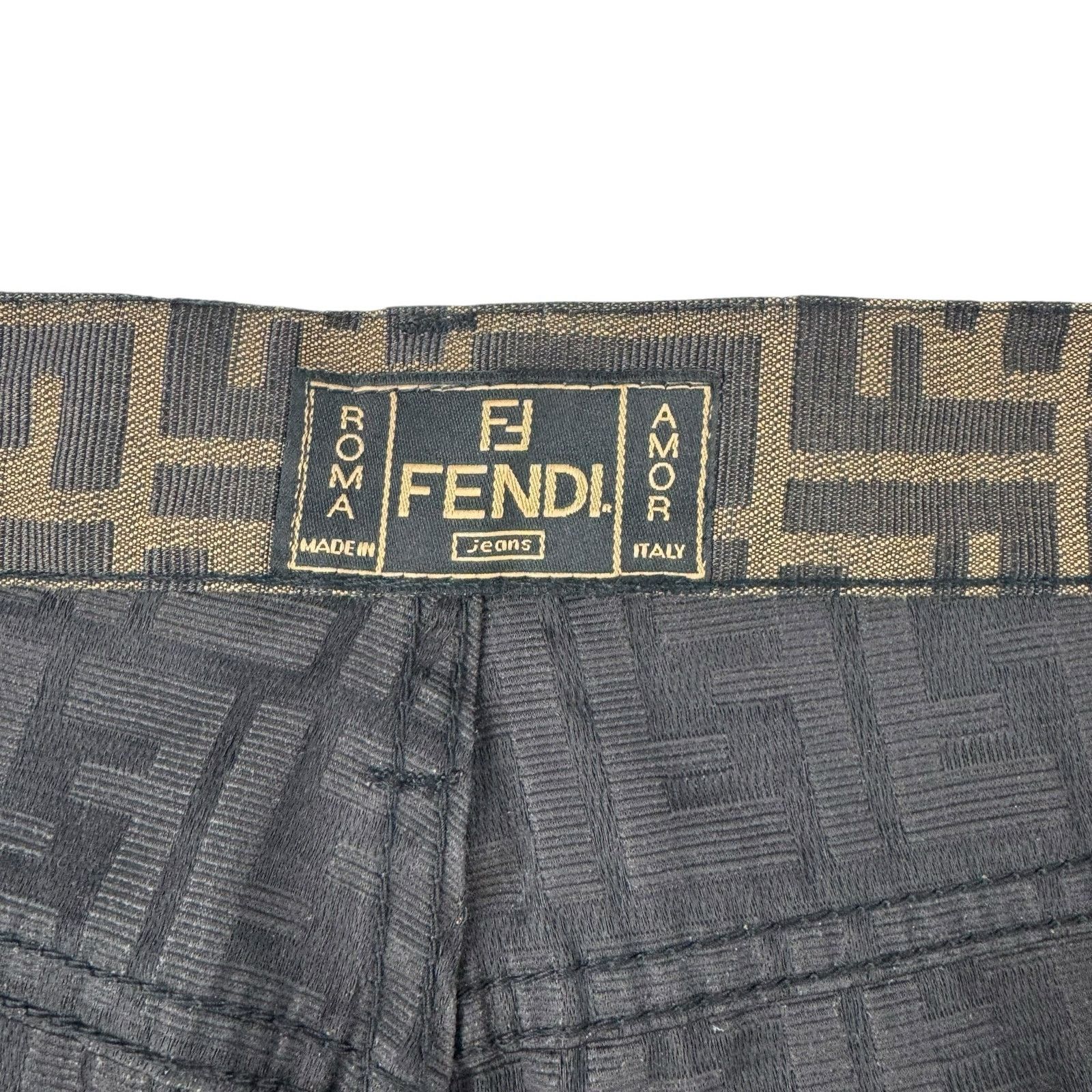 Fendi Fendi Vintage Zucca Print Pant Size 27" / US 4 / IT 40 - 5 Thumbnail