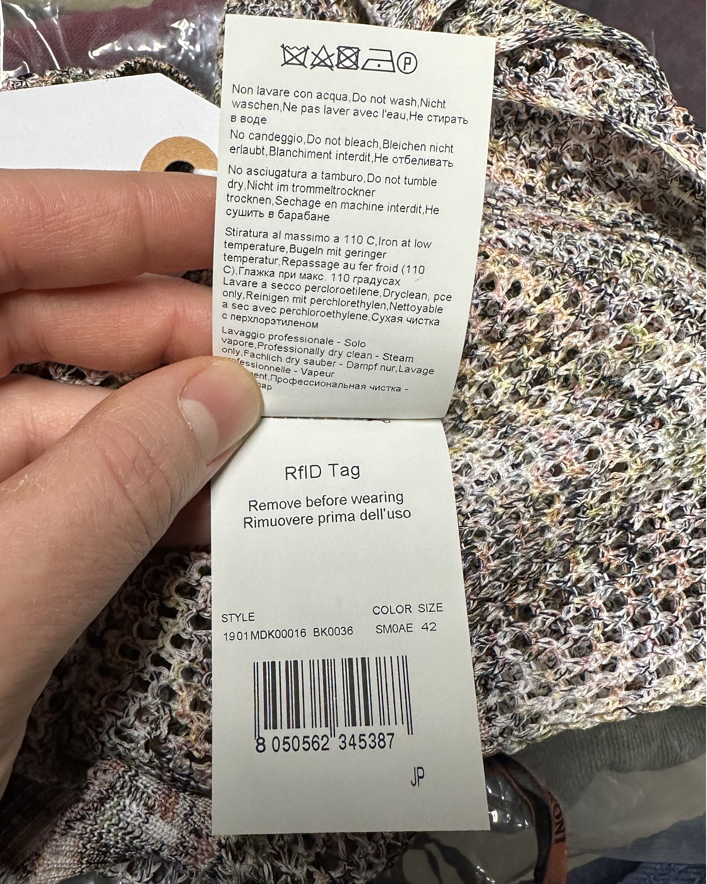 Missoni Abstract Face Knit Tank Size M / US 6-8 / IT 42-44 - 7 Thumbnail