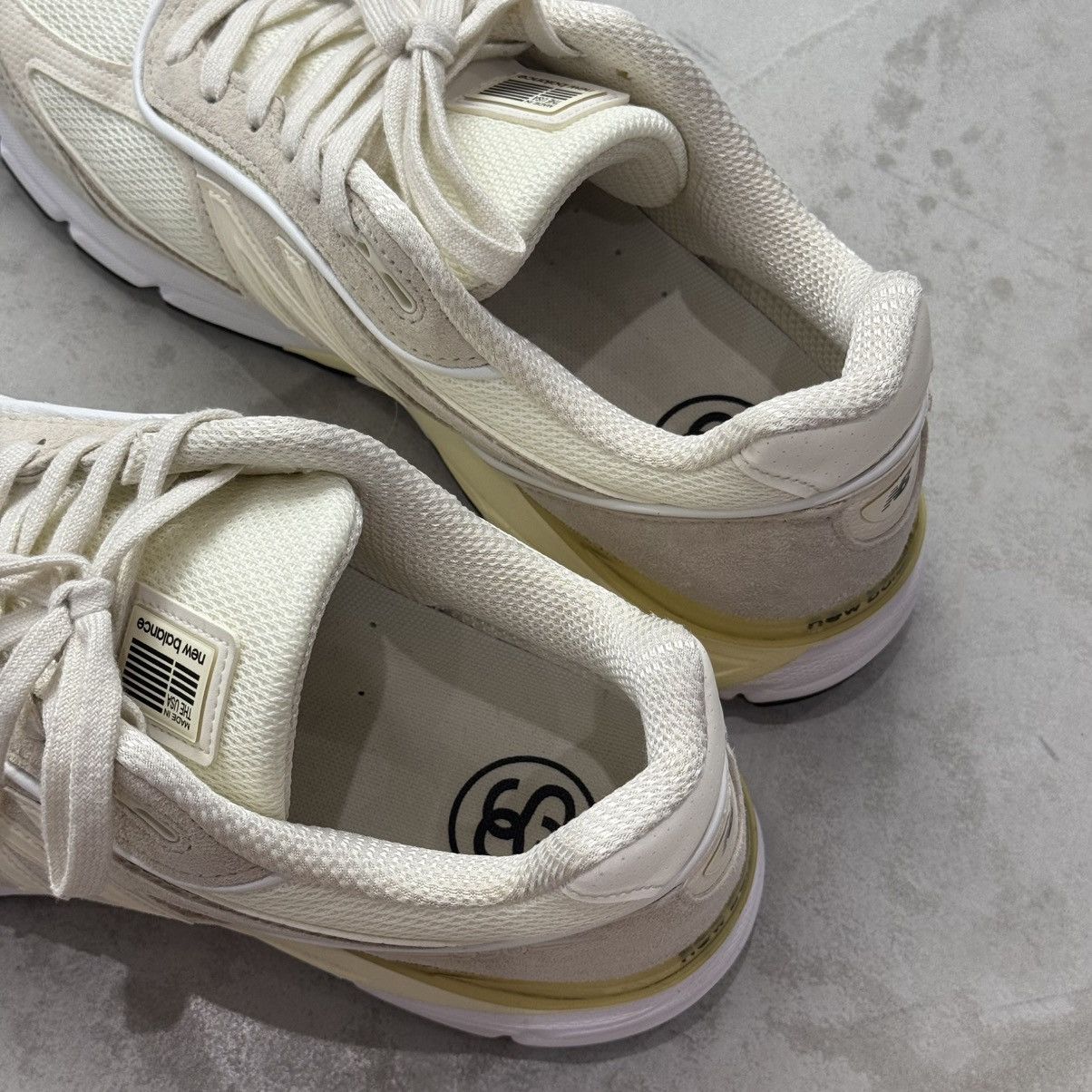 New Balance × Stussy Stussy x New Balance 990v4 Cream Size US 10.5 / EU 43-44 - 6 Thumbnail