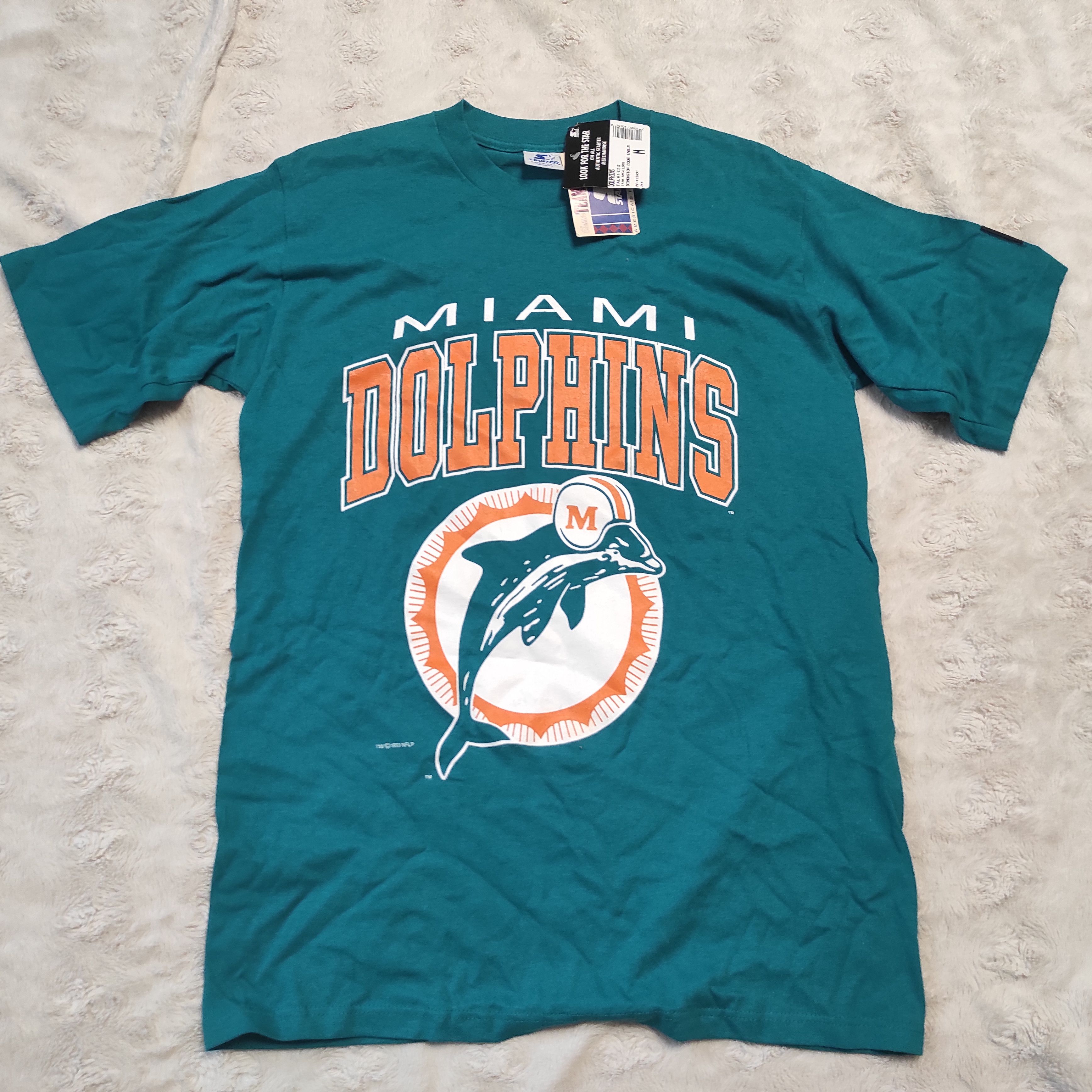 Starter Miami Dolphins NFL Starter vtg 1993 men shirts size M NEW Size US M / EU 48-50 / 2 - 1 Thumbnail
