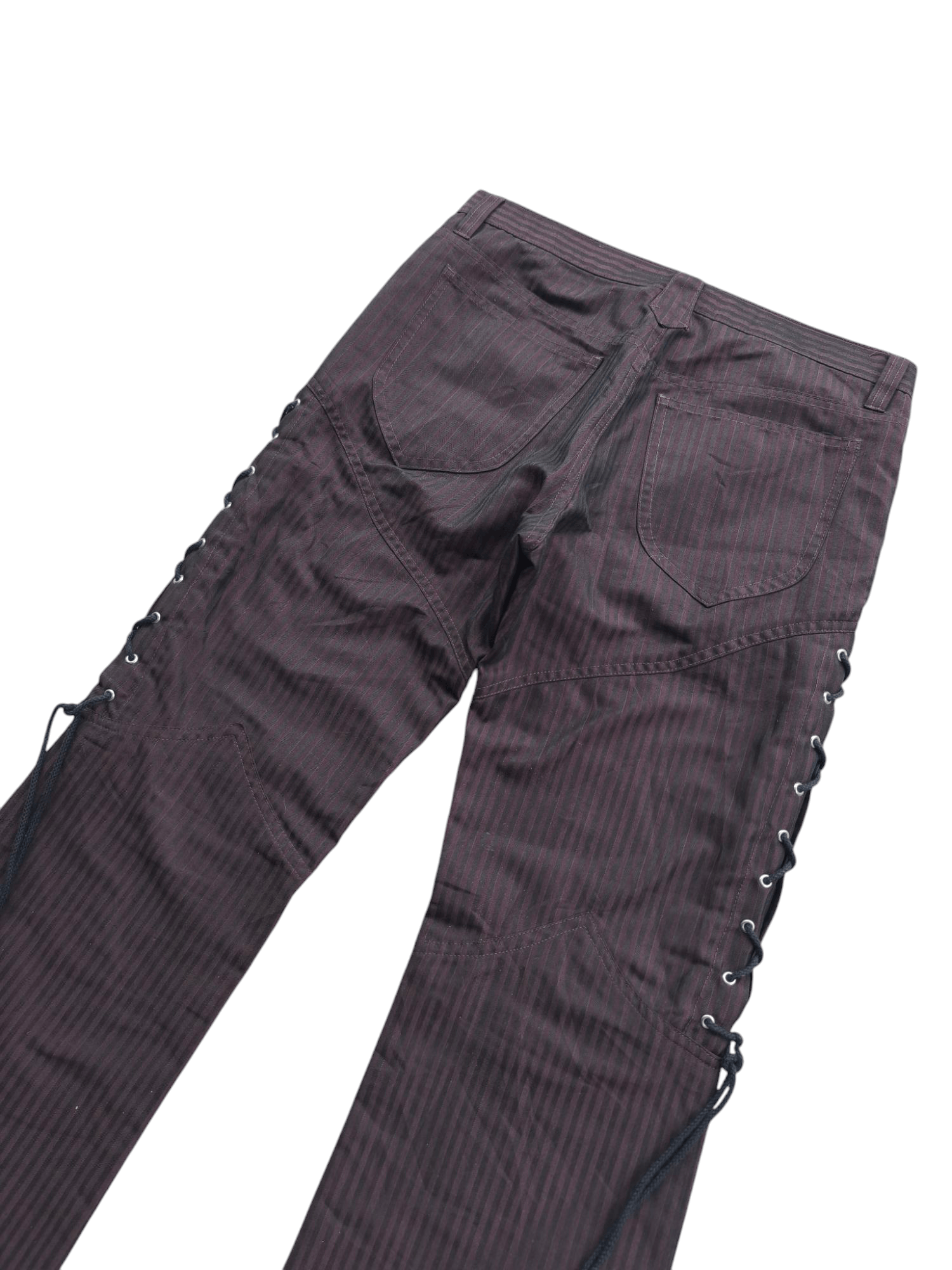 If Six Was Nine × Le Grande Bleu (L.G.B.) × semanticdesign Semantic design Lace up Flare pants Size US 30 / EU 46 - 5 Thumbnail