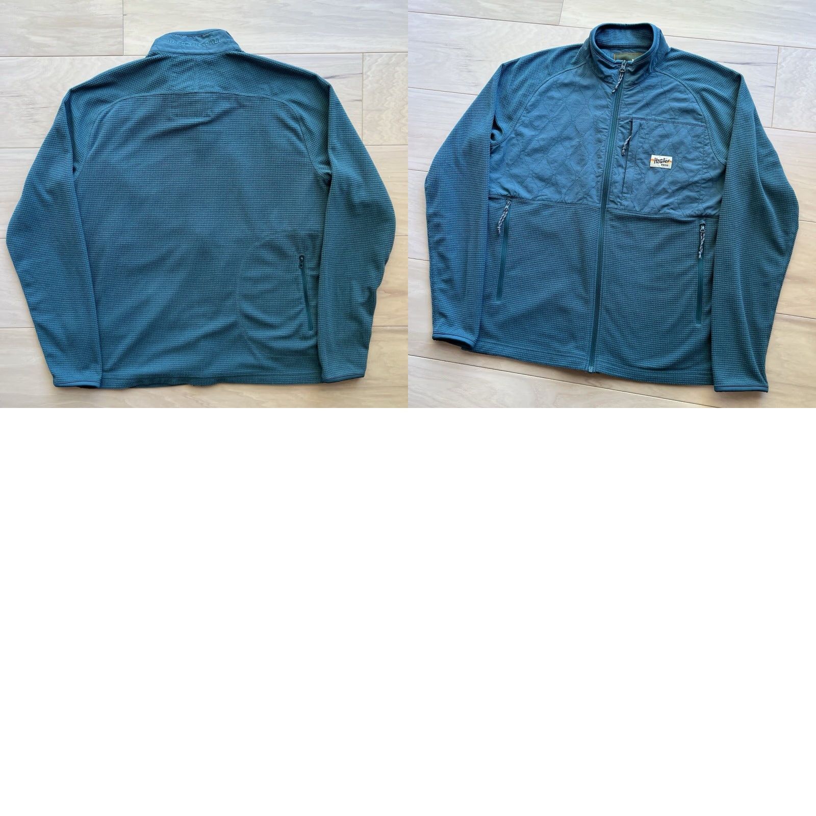 Howler Brothers Howler Brothers Tailsman Grid Fleece Jacket Small Blue Full Zip Outerwear Size US S / EU 44-46 / 1 - 8 Thumbnail