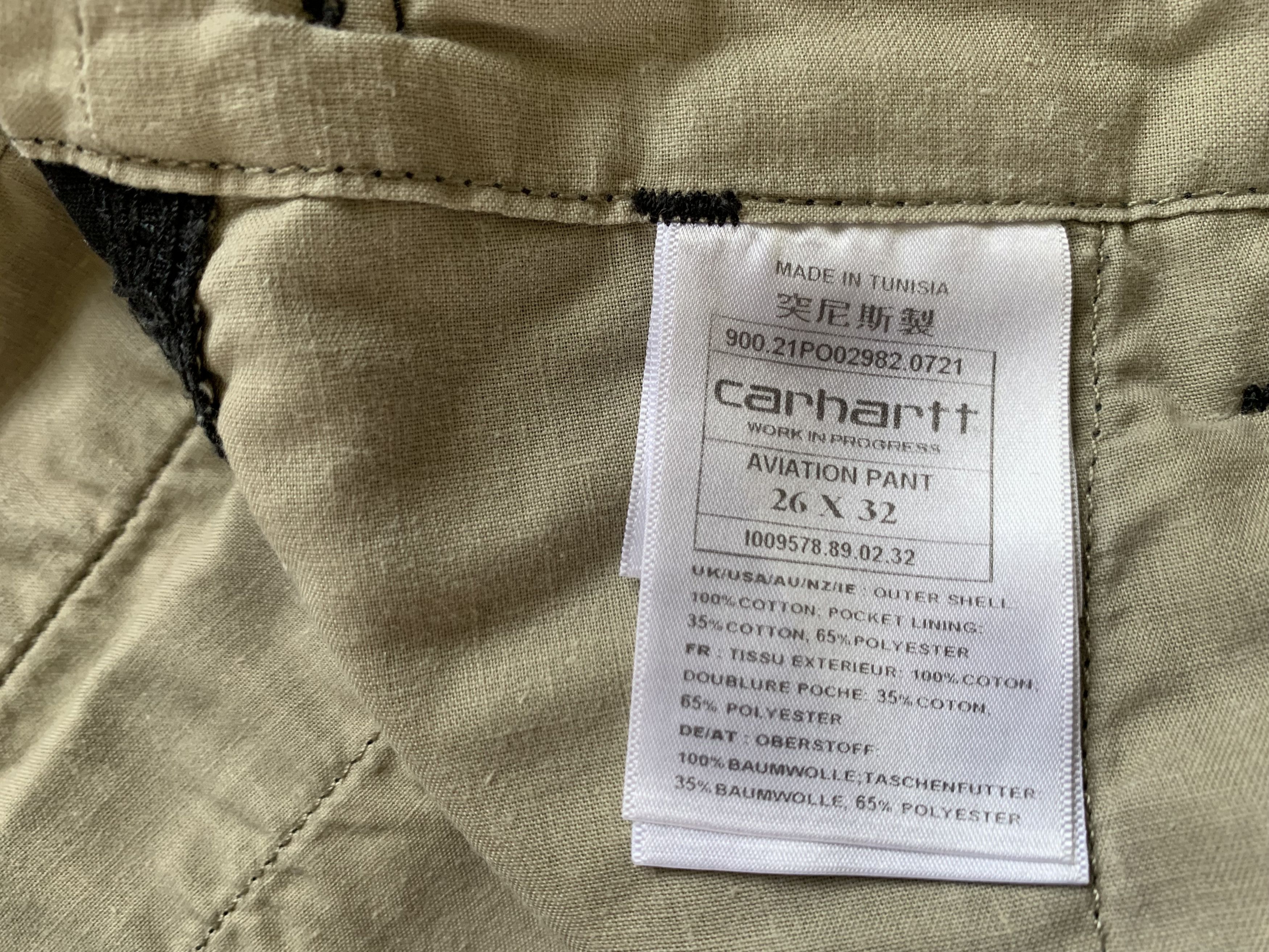 Carhartt Vintage Cargo Carhartt Black Aviation Pants Size US 26 / EU 42 - 7 Thumbnail