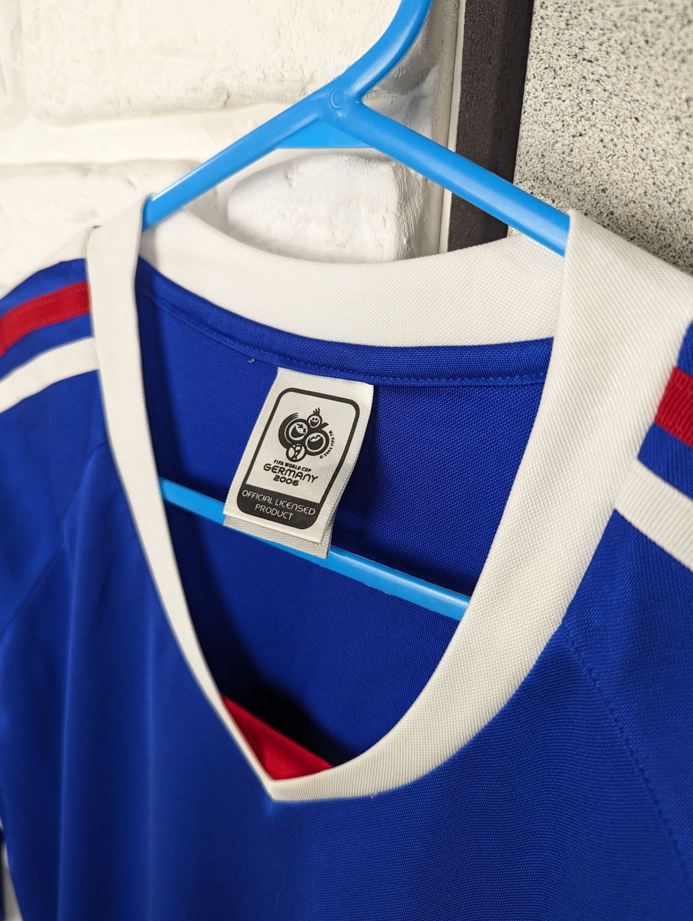 Adidas Vintage ADIDAS France FFF FIFA World Cup Germany 2006 Jersey Size US S / EU 44-46 / 1 - 14 Thumbnail