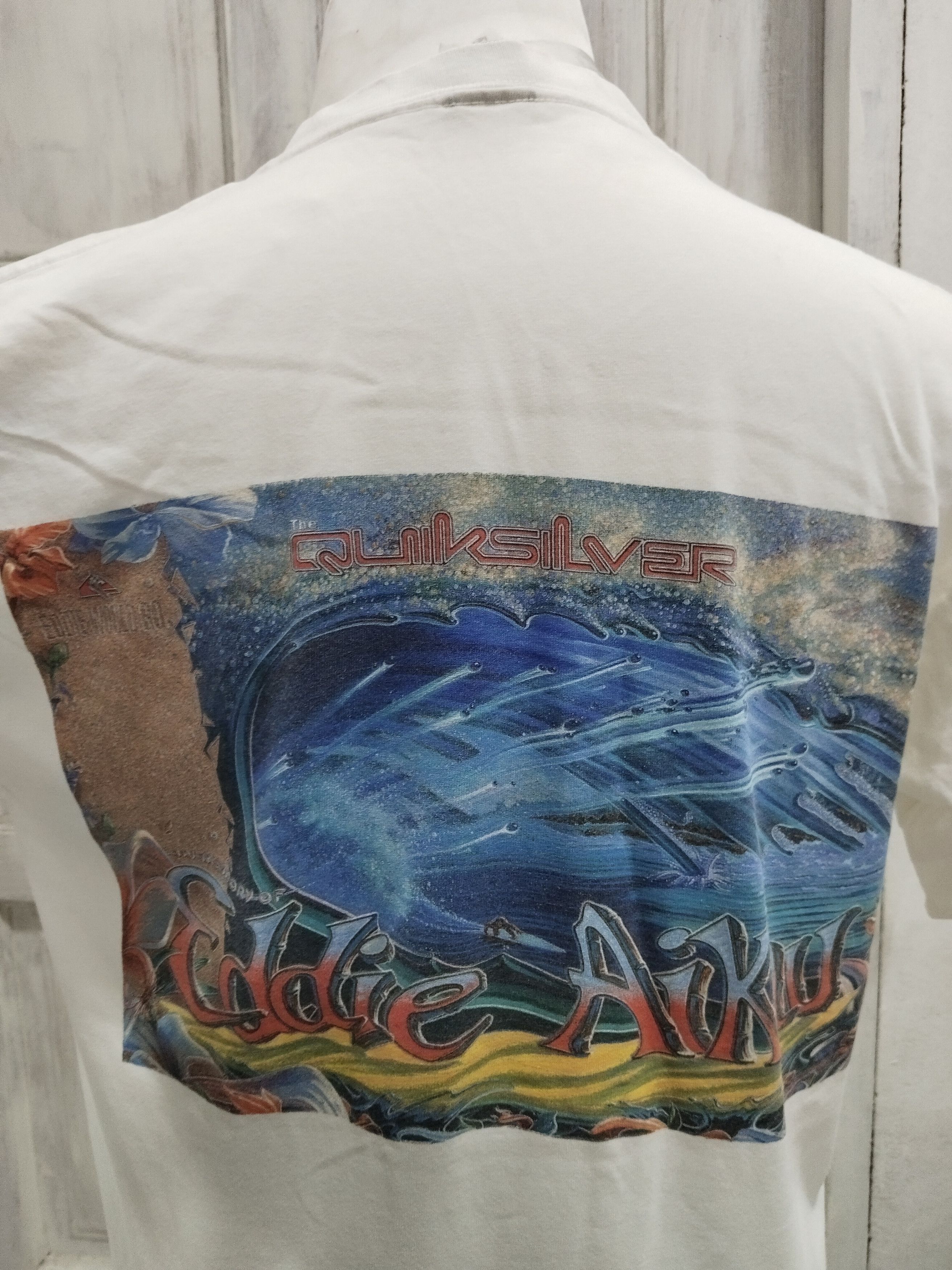 Quiksilver × Vintage Combo 2 Pieces Vintage Quicksilver Big Logo Tshirt Size US L / EU 52-54 / 3 - 11 Thumbnail