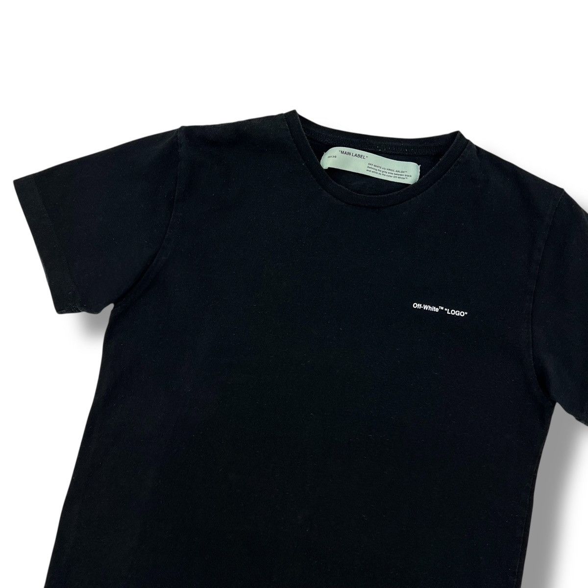 Off-White Off-White Mini Logo Black T Shirt Size US S / EU 44-46 / 1 - 1 Thumbnail
