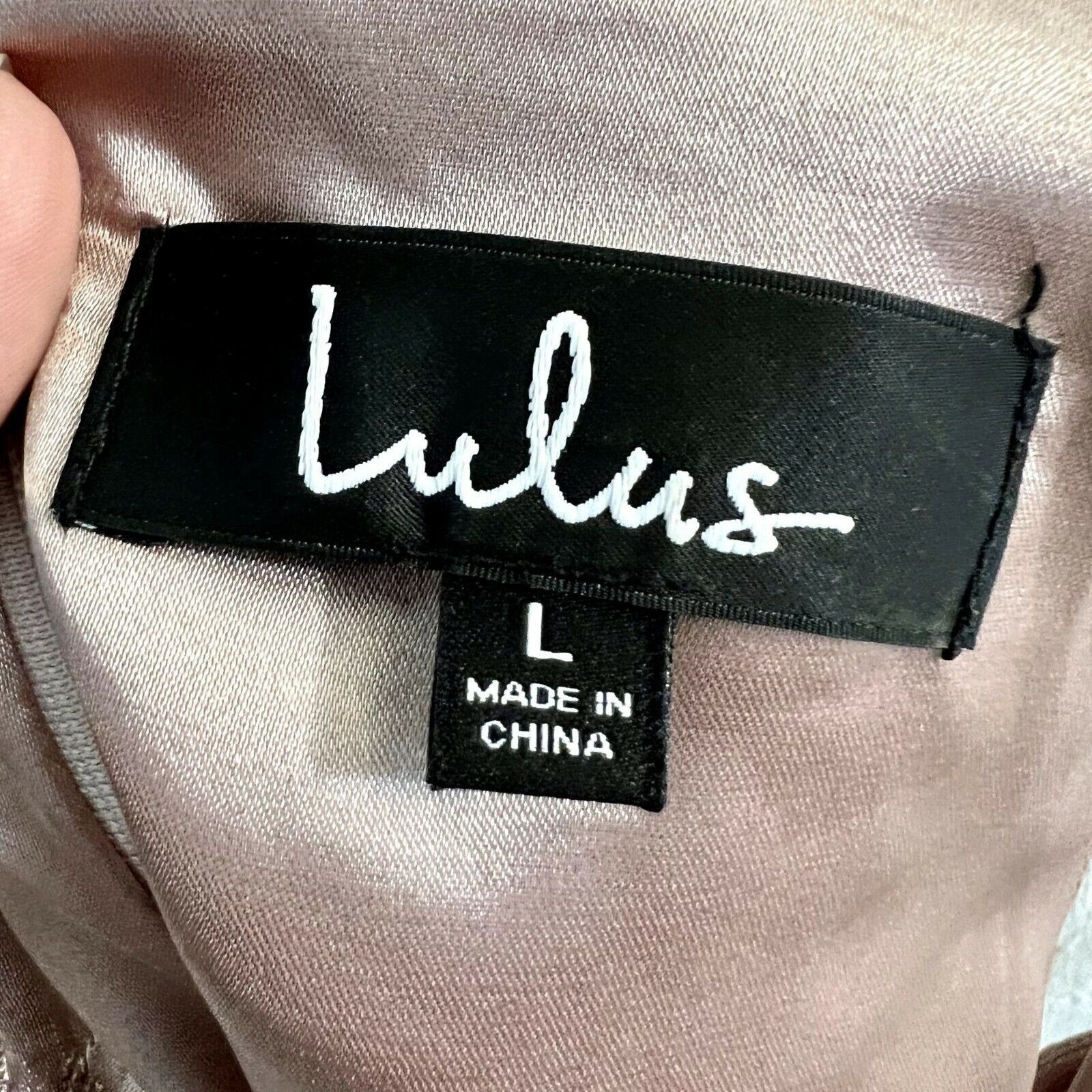 Other Lulus Blush Pink Floral Dress Size L / US 10 / IT 46 - 9 Thumbnail