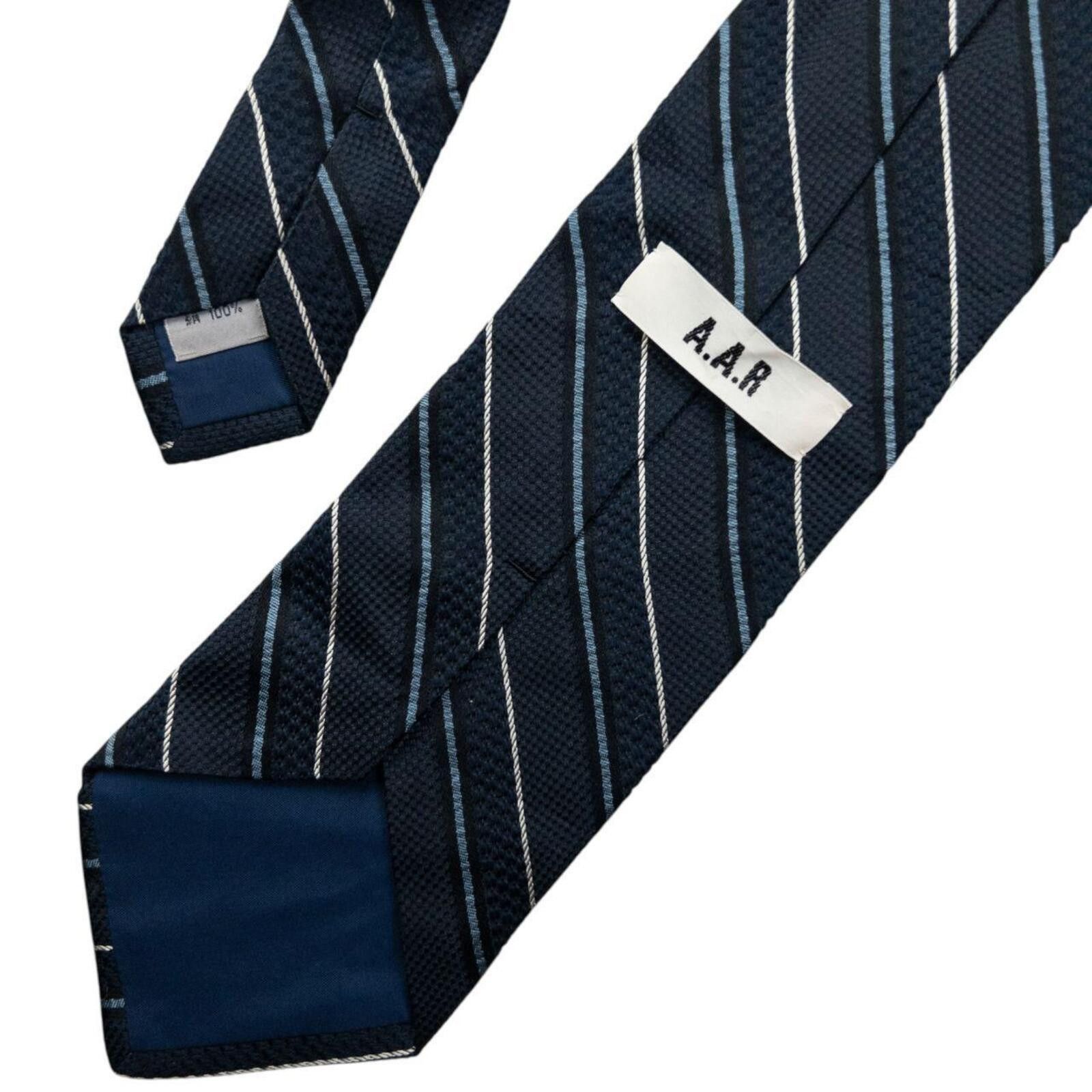 Issey Miyake Vintage 90s Issey Miyake Striped Silk Tie Size ONE SIZE - 6 Thumbnail