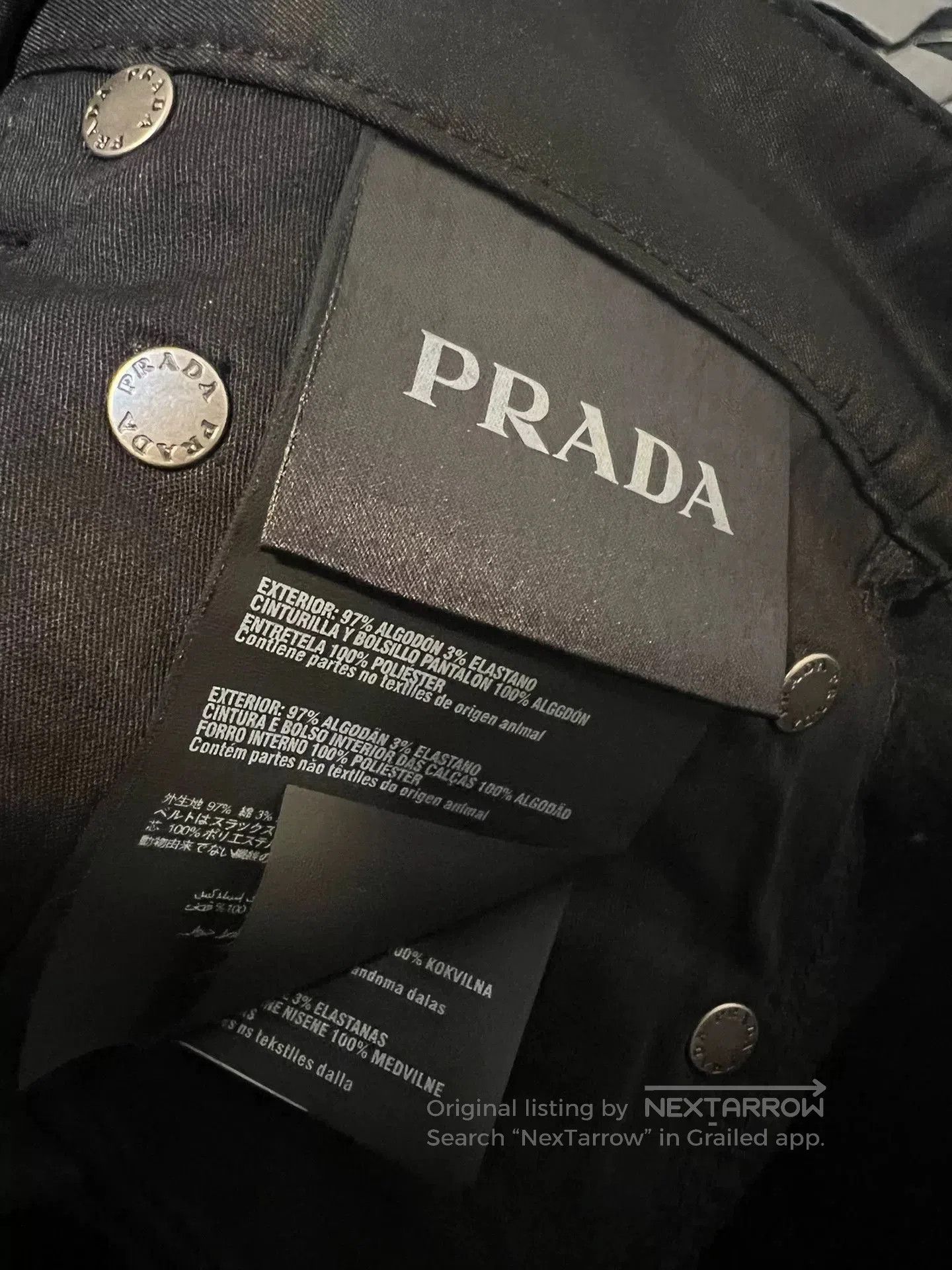 Prada Prada Men's Black Casual Pants. Size US 26 / EU 42 - 8 Thumbnail