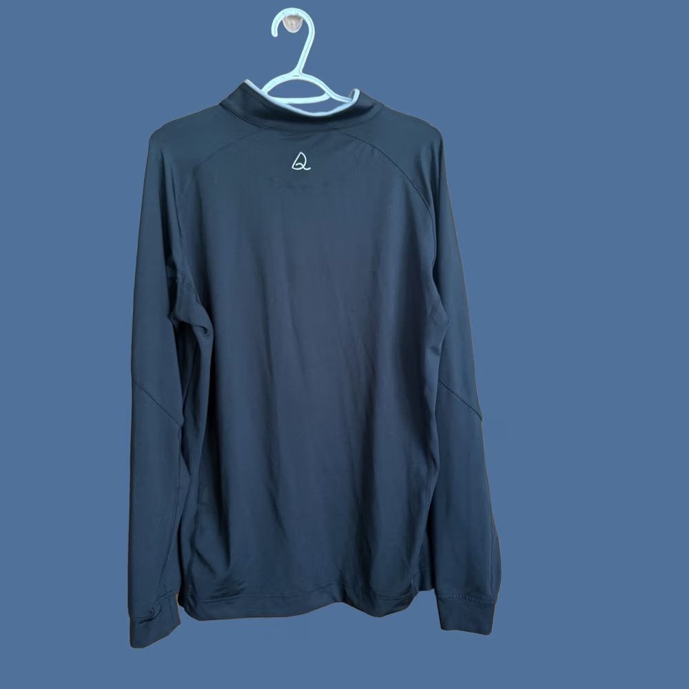 Vintage Mens 1/4 Zip Pullover Golf Jacket L Black/Gray Deolax Activewear Performance Sportswear Size US L / EU 52-54 / 3 - 1 Thumbnail