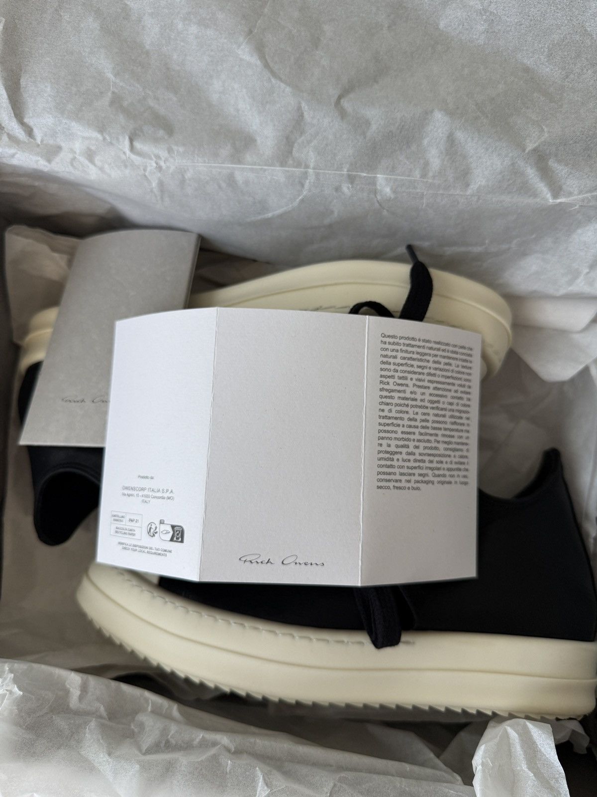 Rick Owens Ramones Low Top Size US 7 / IT 37 - 13 Thumbnail
