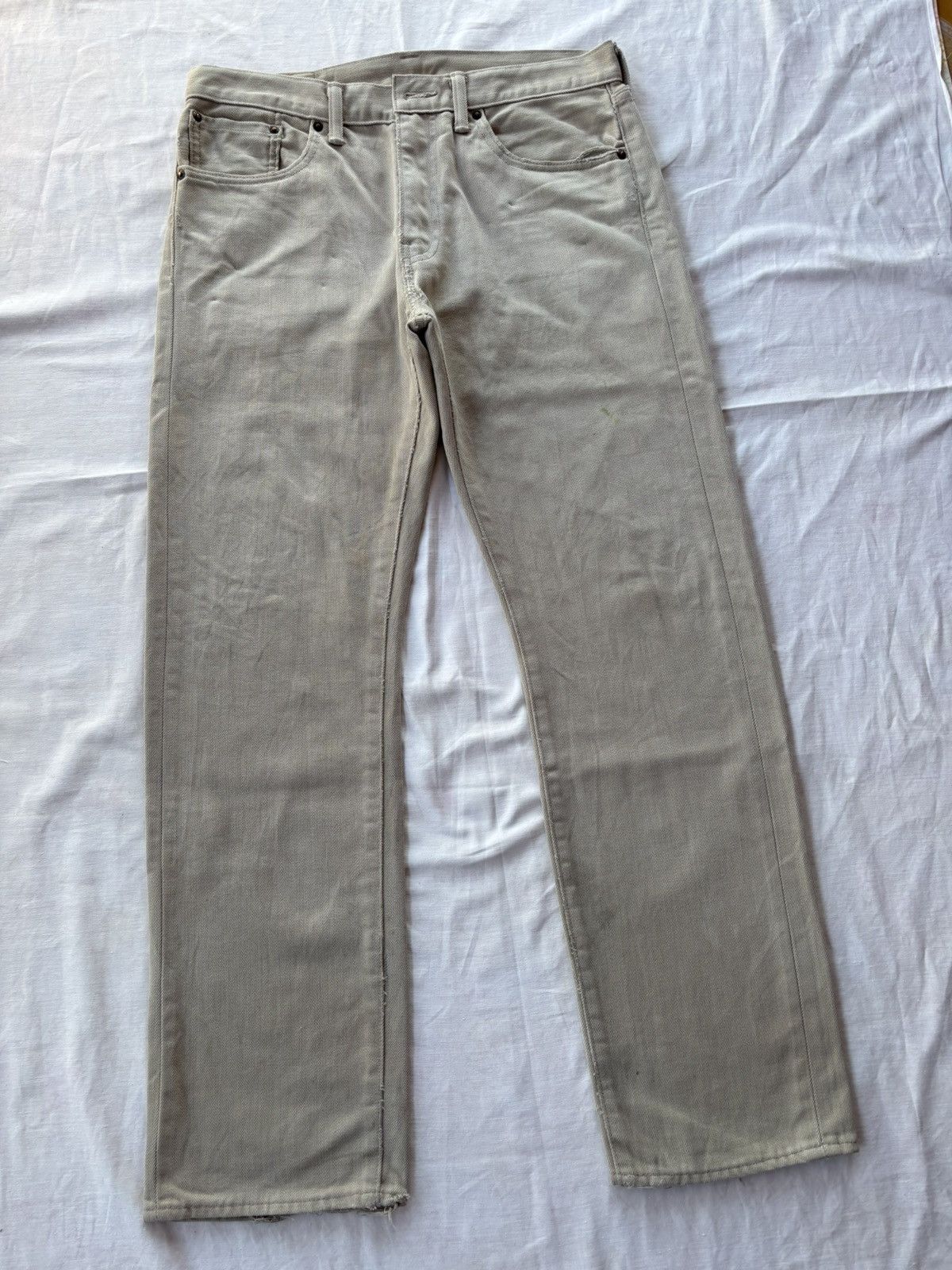 Kapital LEVIS 505 White Tab Loose Fit Distressed Denim Jeans Size US 33 - 6 Thumbnail