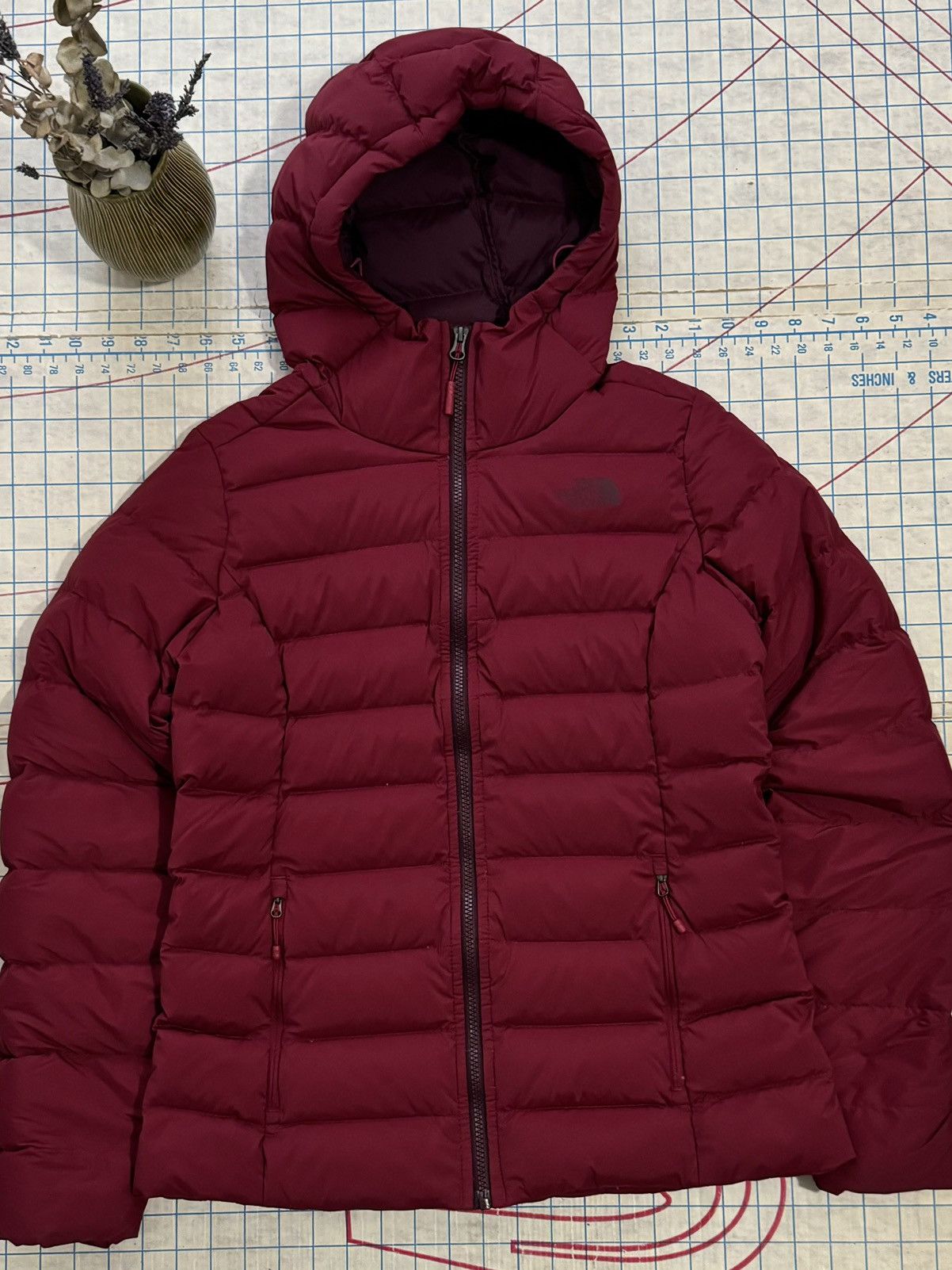 The North Face The North Face 700 Fill Hooded Puffer Jacket Maroon Womens M Size M / US 6-8 / IT 42-44 - 2 Thumbnail