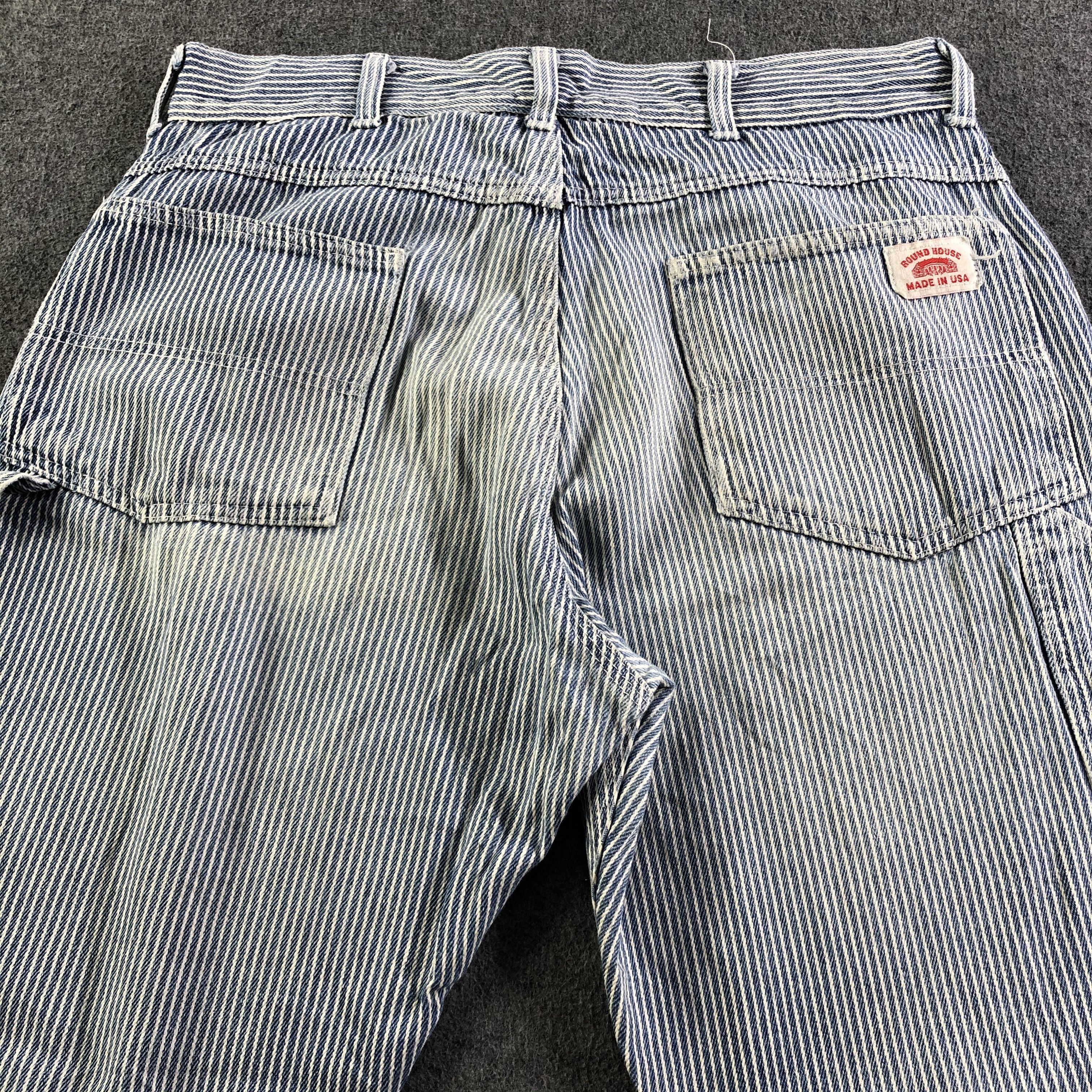Japanese Brand Vintage Round House Hickory Jeans-J3871 Size US 33 - 4 Thumbnail