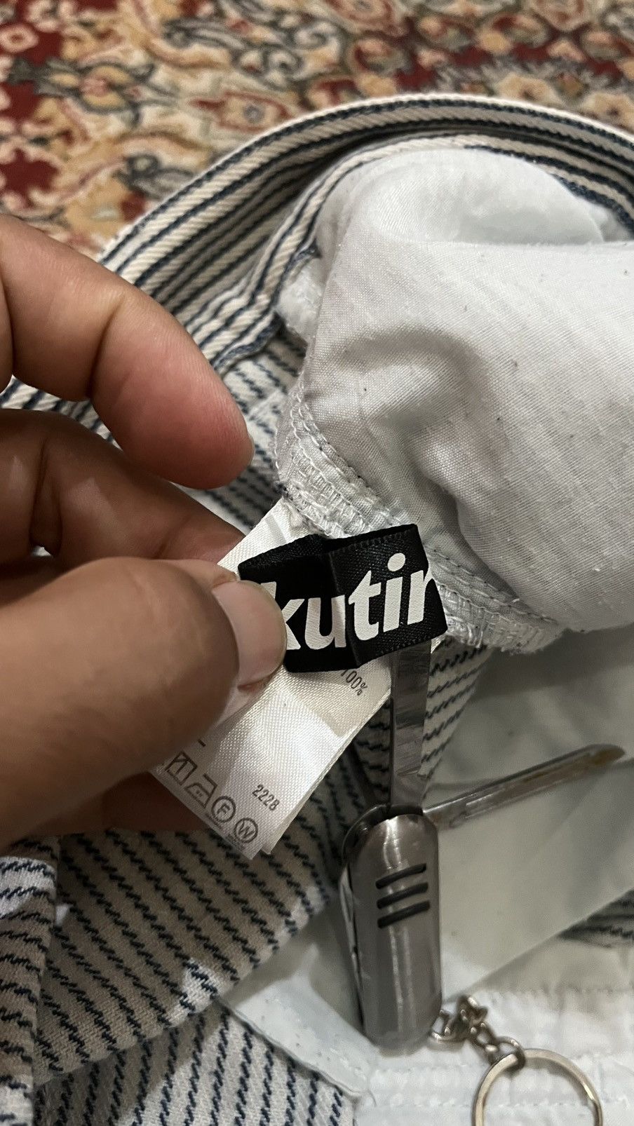 Japanese Brand Vintage Kutir japan brand super baggy hickory manualr 34 Size US 34 / EU 50 - 8 Thumbnail