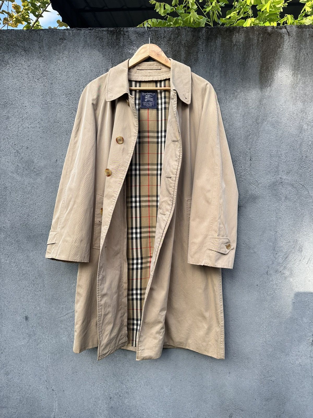 Burberry 👹Vintage Burberry’s Prorsum Maruzen Tokyo Trench Coat Size US L / EU 52-54 / 3 - 3 Thumbnail
