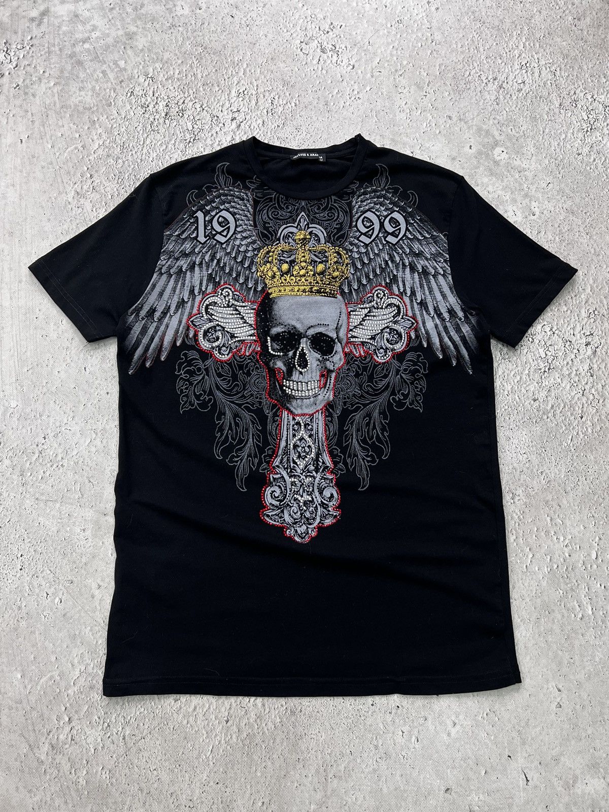 Affliction × Ed Hardy Vintage skull opium punk rare affliction t shirt Size US M / EU 48-50 / 2 - 1 Thumbnail