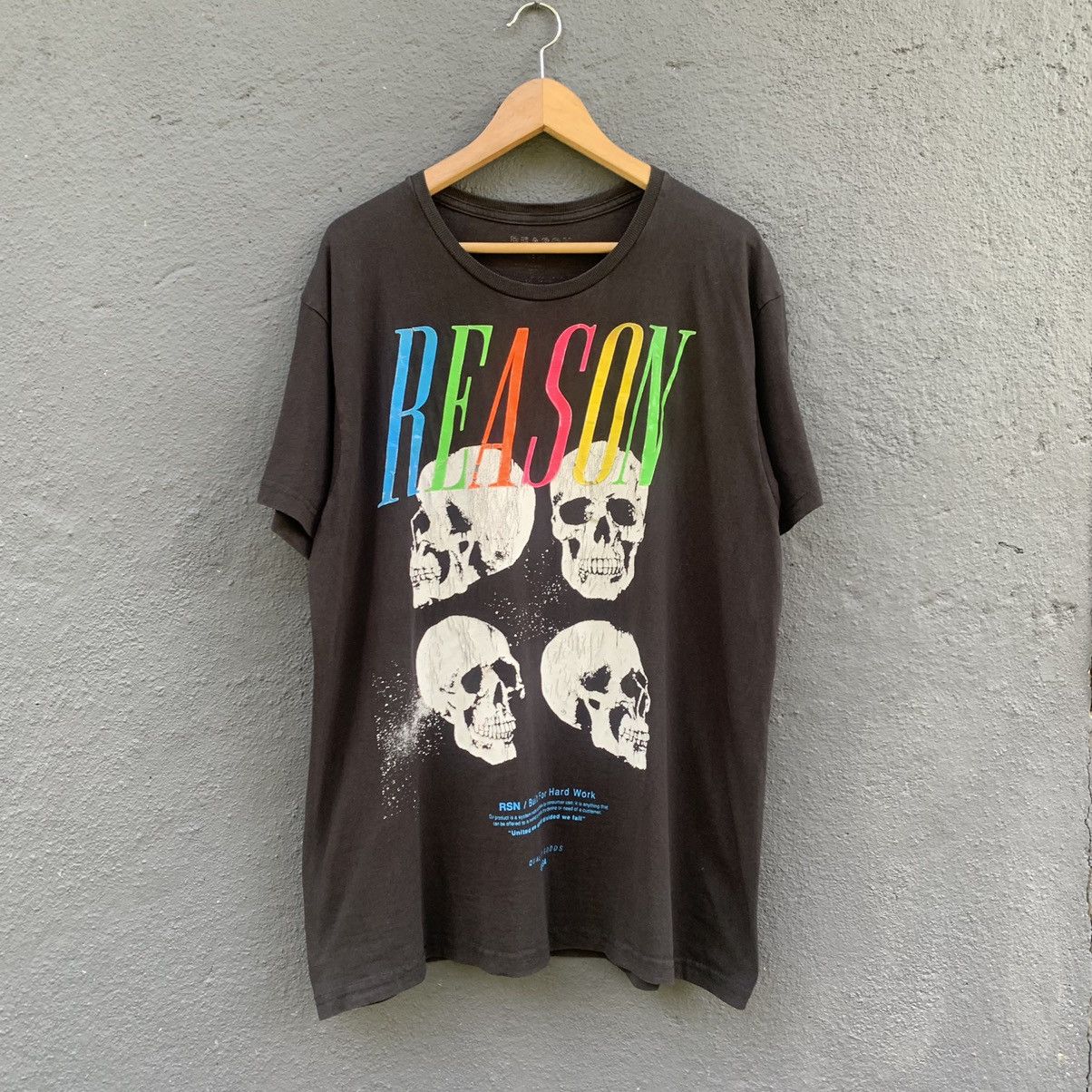 Reason Thrashed Faded Reason Skull Streetwear Shirt Size US L / EU 52-54 / 3 - 1 Thumbnail