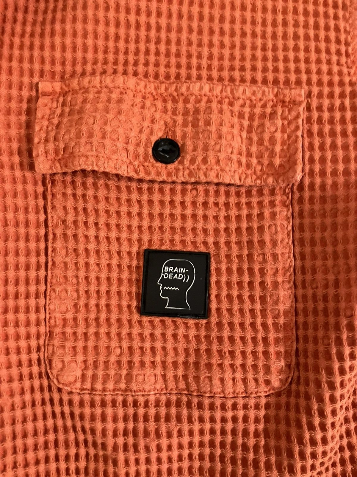 Brain Dead Brain Dead Waffle Front Shirt ‘Terracotta’ Size US M / EU 48-50 / 2 - 3 Thumbnail