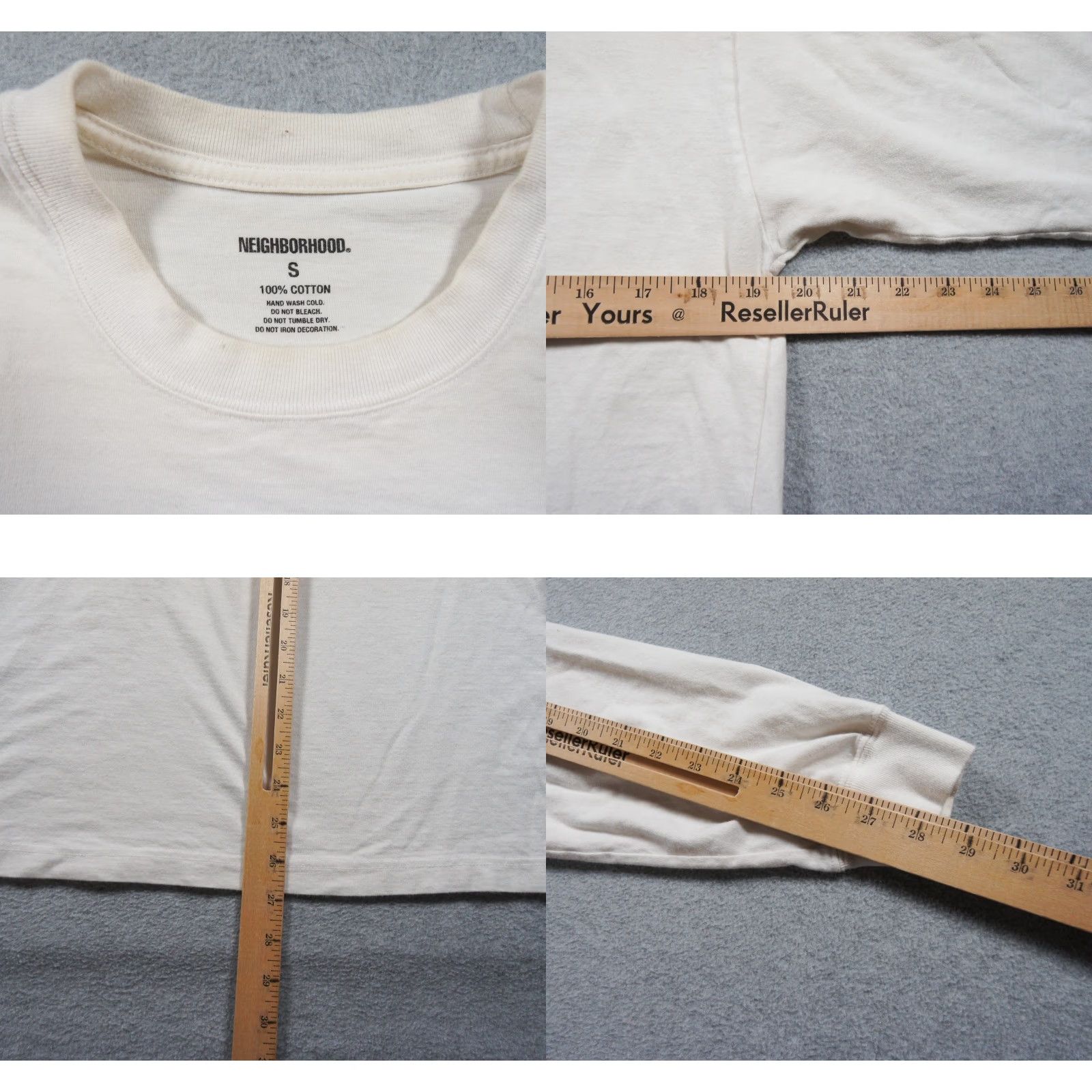 Neighborhood NEIGHBORHOOD Shirt Mens Small White Long Sleeve Skate Streetwear Japan Tokyo Size US S / EU 44-46 / 1 - 8 Thumbnail