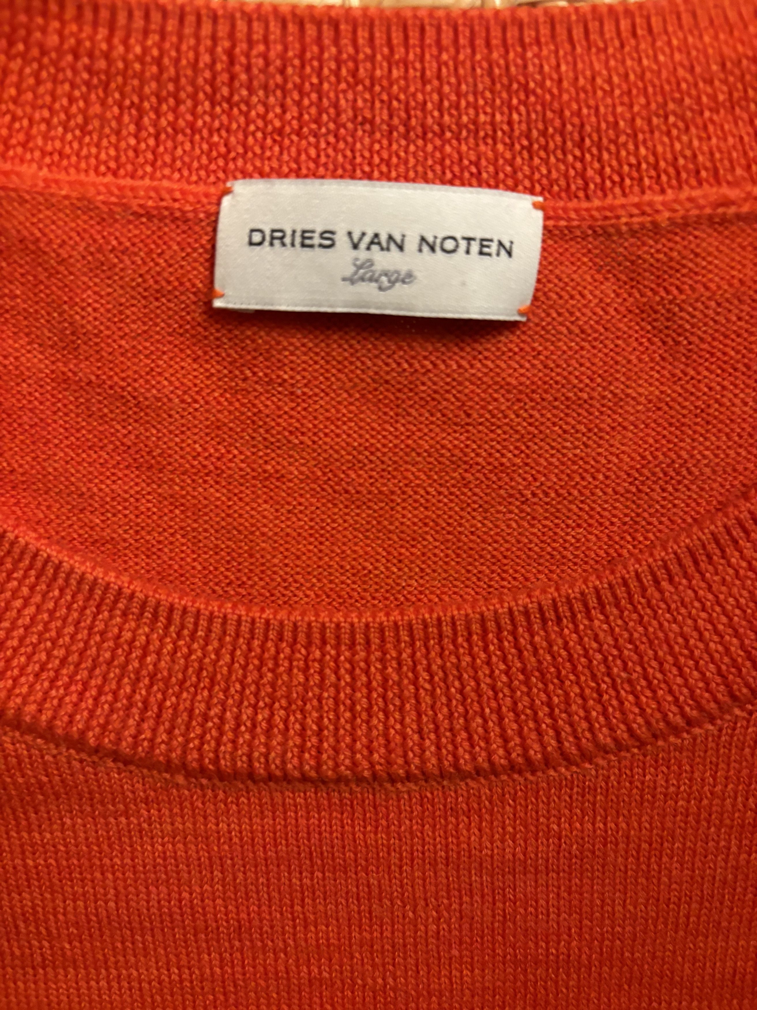 Dries Van Noten Dries Van Noten 100% Merino Wool Sweater Size US L / EU 52-54 / 3 - 3 Thumbnail