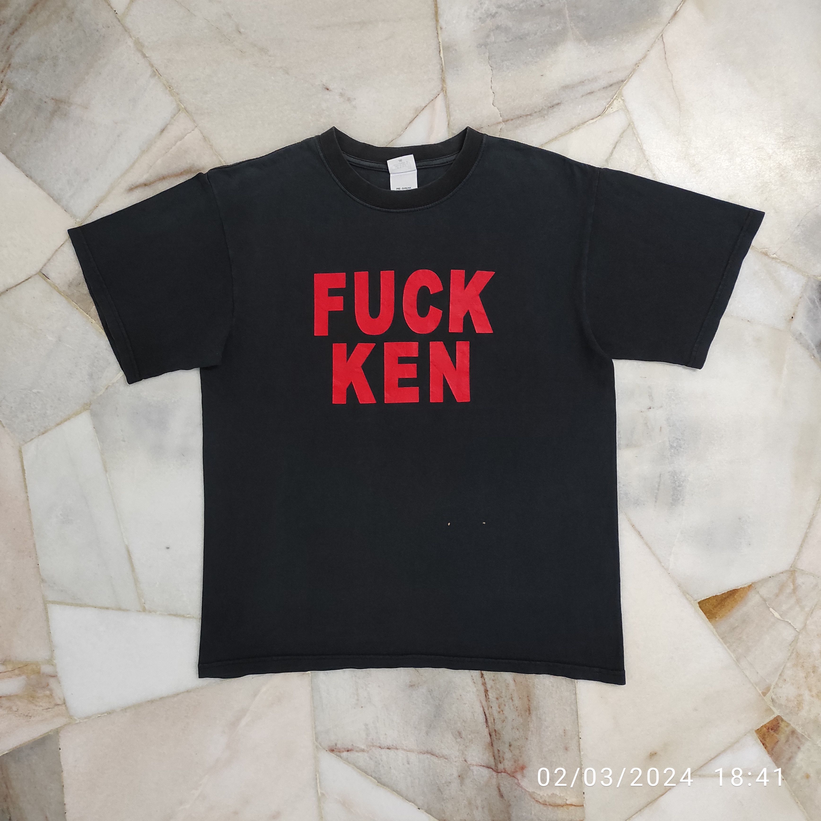 Band Tees Vintage 2003 PIZZA OF DEATH FUCK KEN Promo TEE Size US M / EU 48-50 / 2 - 8 Thumbnail