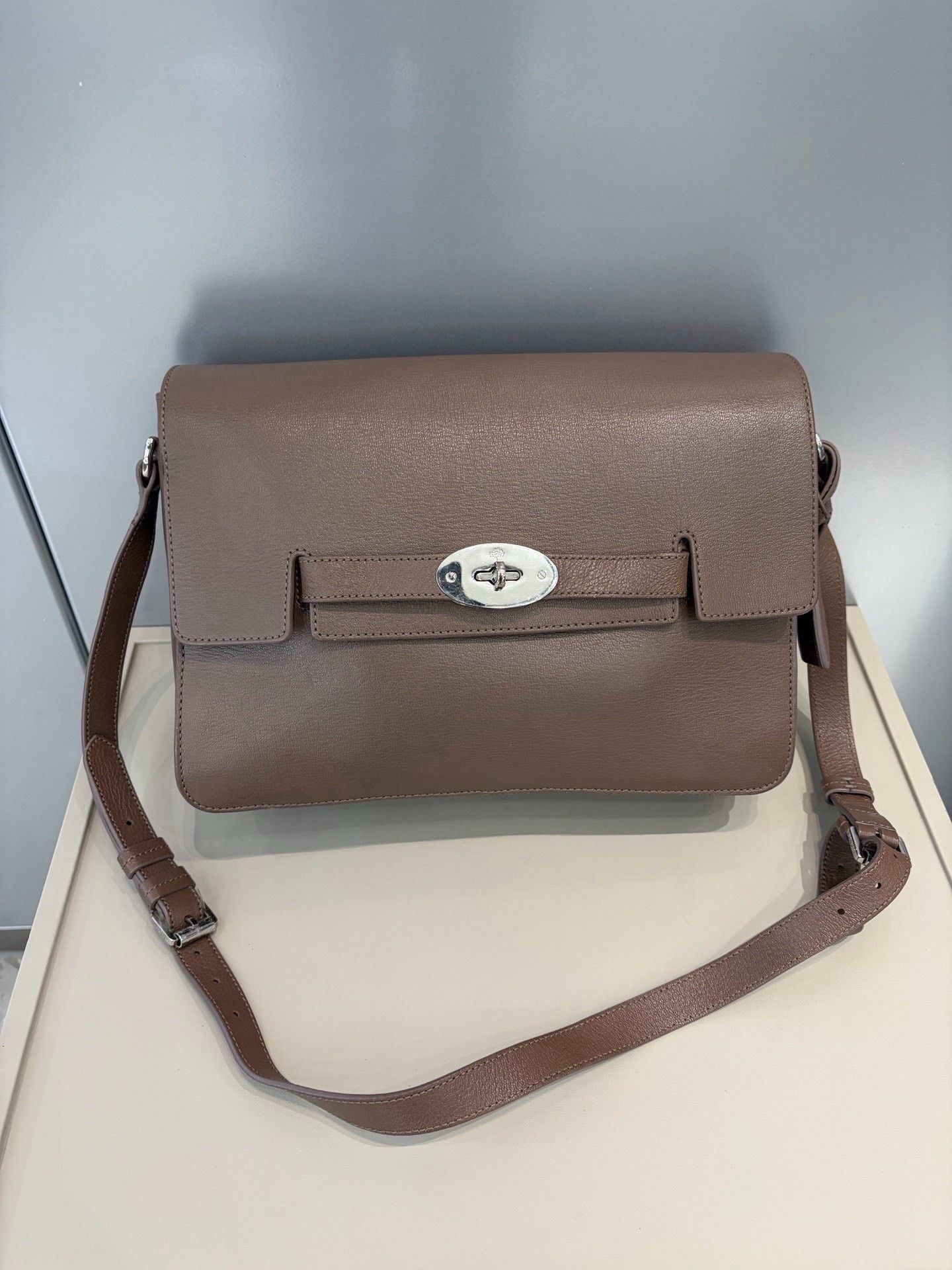 Mulberry Mulberry Elephant Gray Messenger Bag Size ONE SIZE - 1 Thumbnail