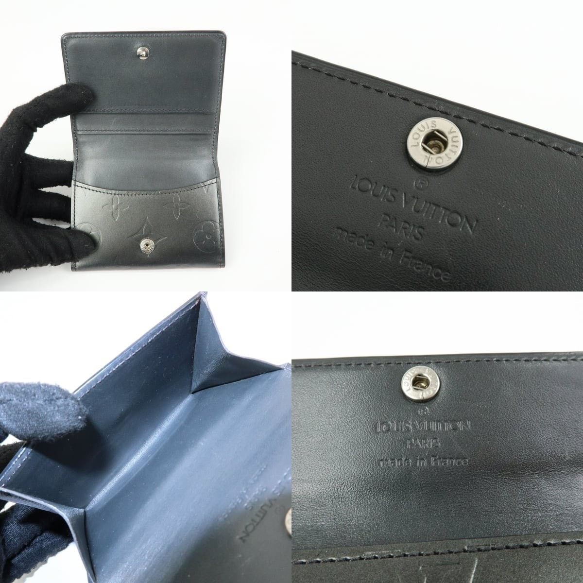 Louis Vuitton Louis Vuitton Monogram Vernis Ludlow Coin Case Gray Size ONE SIZE - 6 Thumbnail