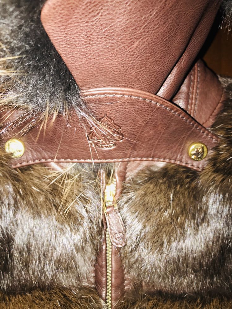 Gucci Gucci Vintage Leather Fur Jacket Size S / US 4 / IT 40 - 2 Thumbnail
