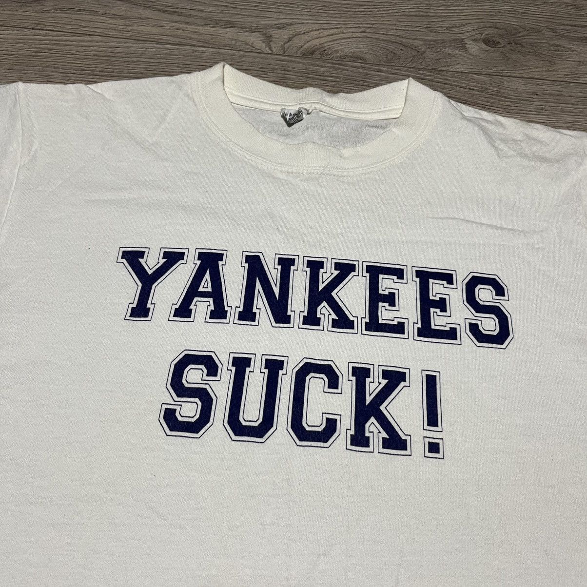 Vintage Yankees suck vintage tee Size US M / EU 48-50 / 2 - 2 Thumbnail