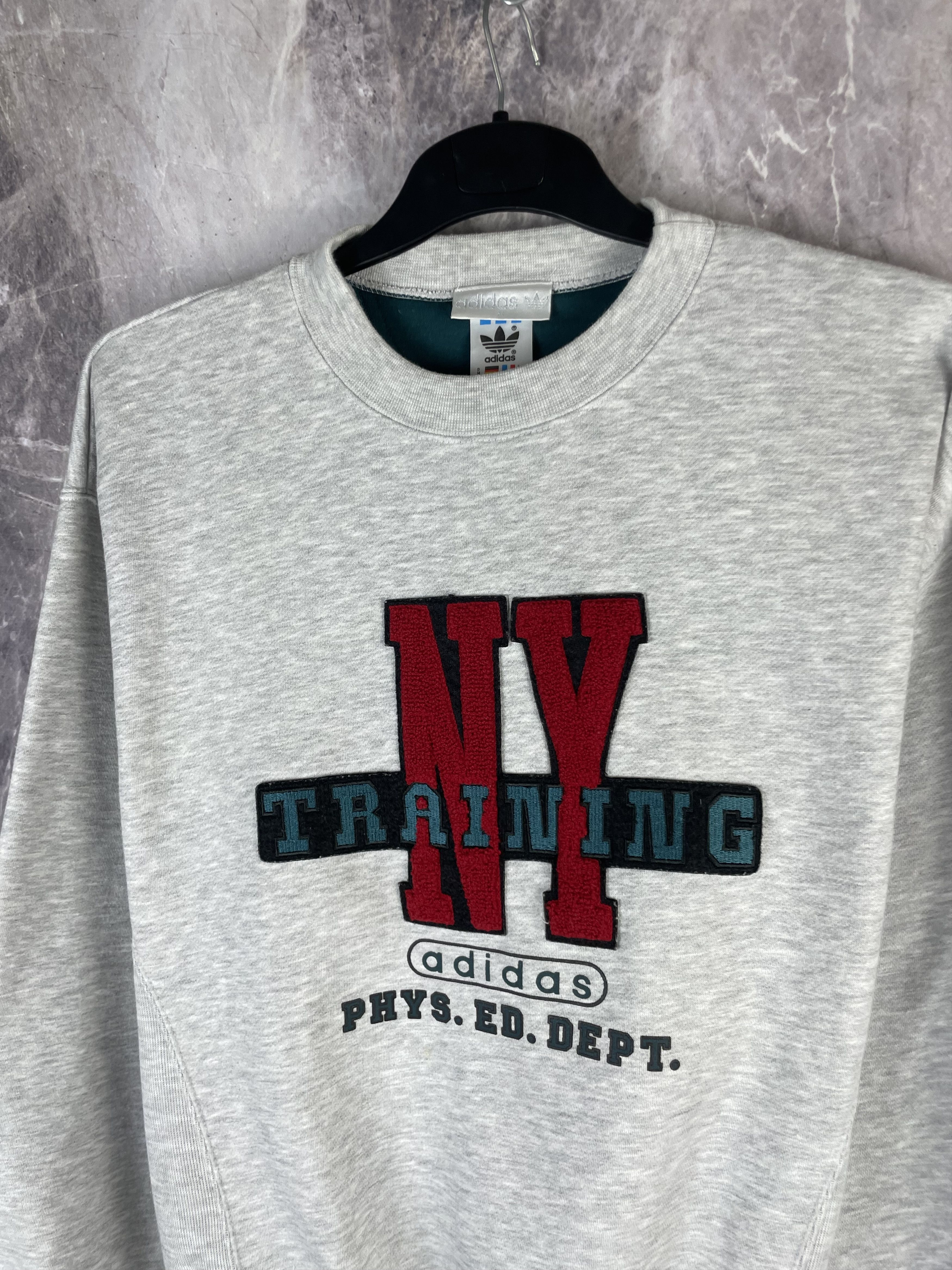 Adidas Vintage 90s Adidas Training Sweatshirt Boxy Fit Street Style Size US M / EU 48-50 / 2 - 3 Thumbnail