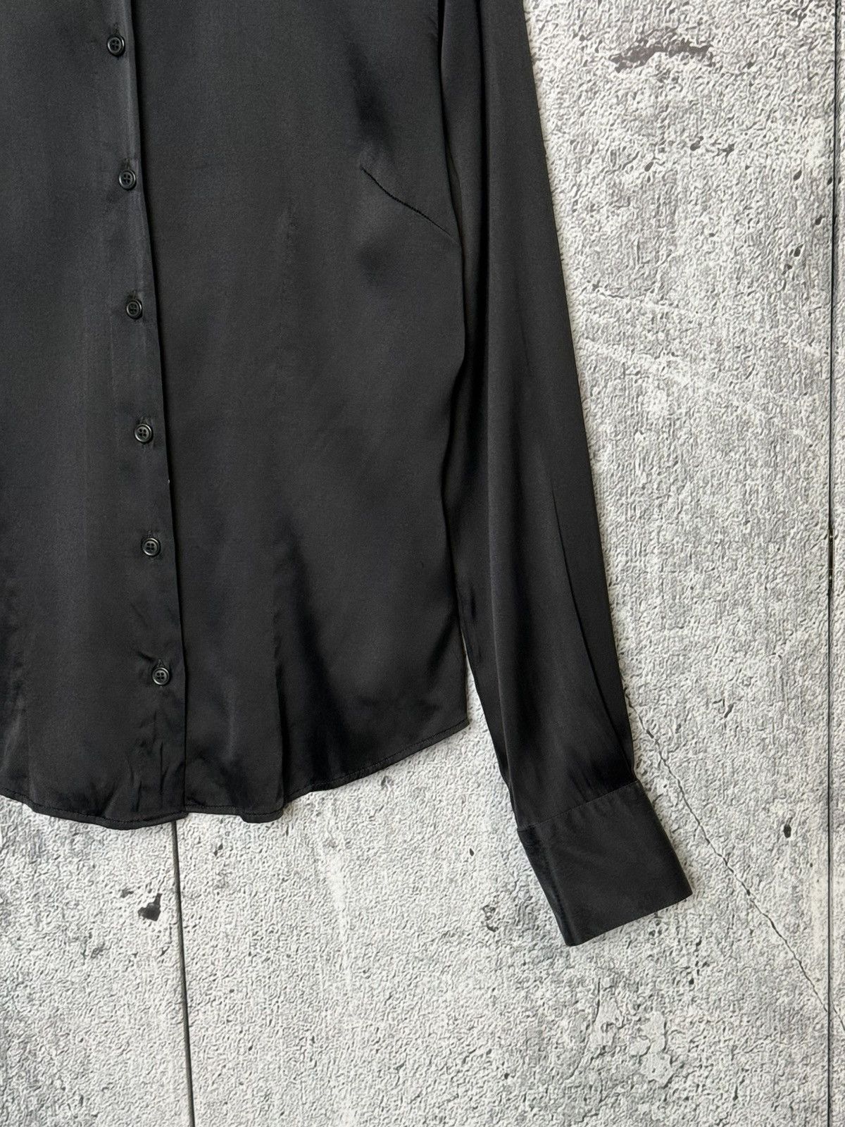 Vivienne Westwood Vivienne Westwood Button Long Sleeve Silk Shirt Black Blouse Size S / US 4 / IT 40 - 6 Thumbnail