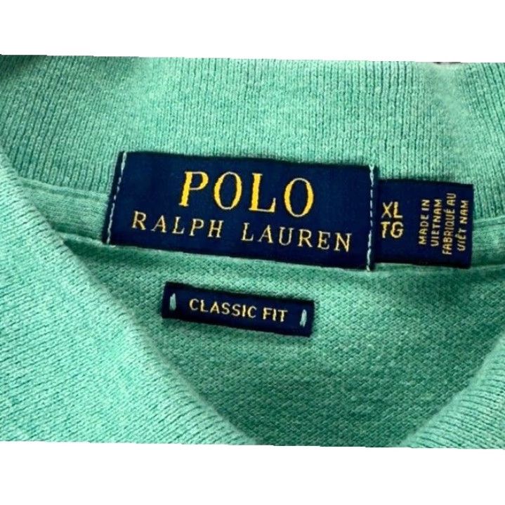 Polo Ralph Lauren Polo Ralph Lauren Shirt Adult XL Green Classic Fit Polo Pony Rugby Mens Size US XL / EU 56 / 4 - 3 Thumbnail
