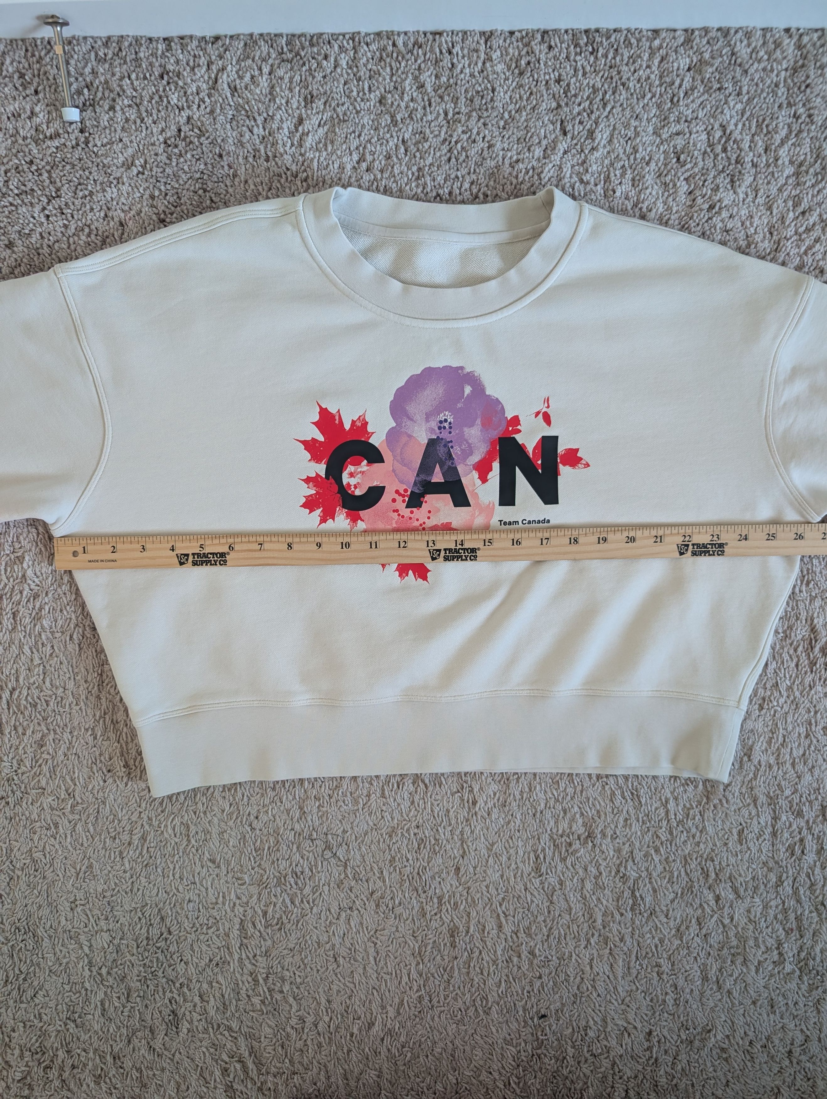 Lululemon Lululemon x Team Canada Perfectly Oversized Sweatshirt Size M / US 6-8 / IT 42-44 - 7 Thumbnail