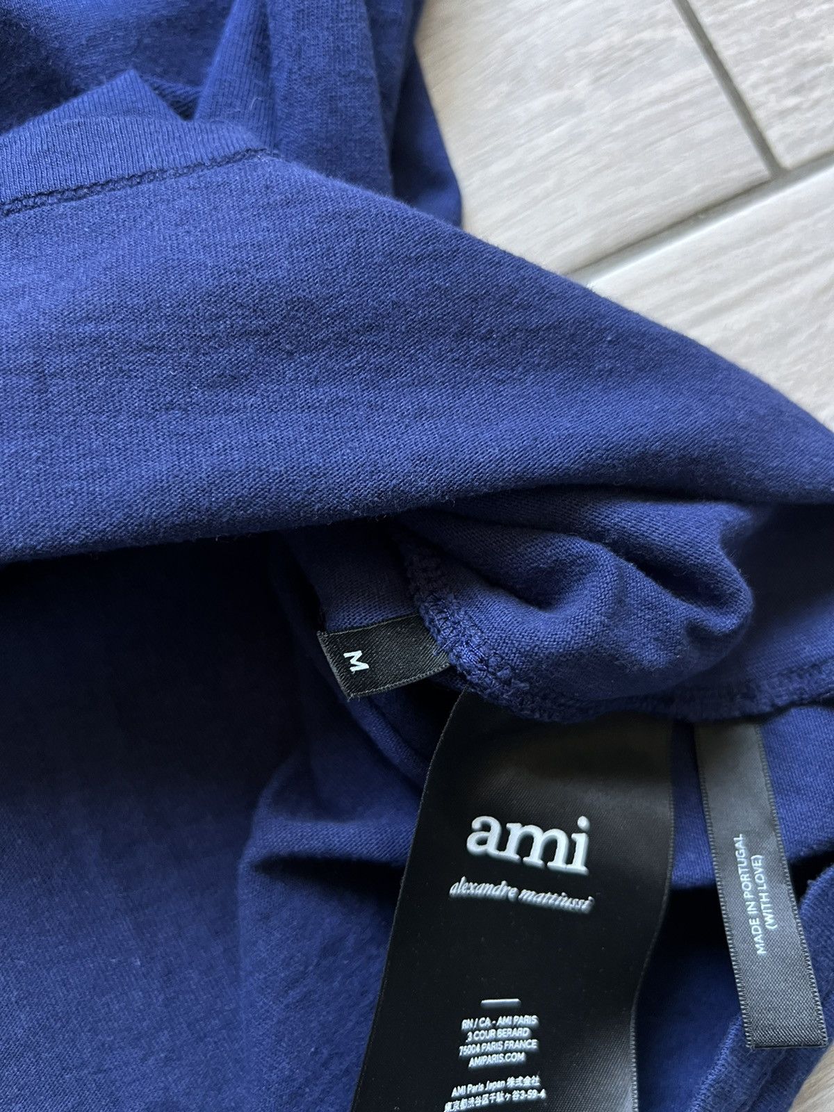 AMI Ami Family Center Logo Luxury T-Shirt Size US M / EU 48-50 / 2 - 8 Thumbnail