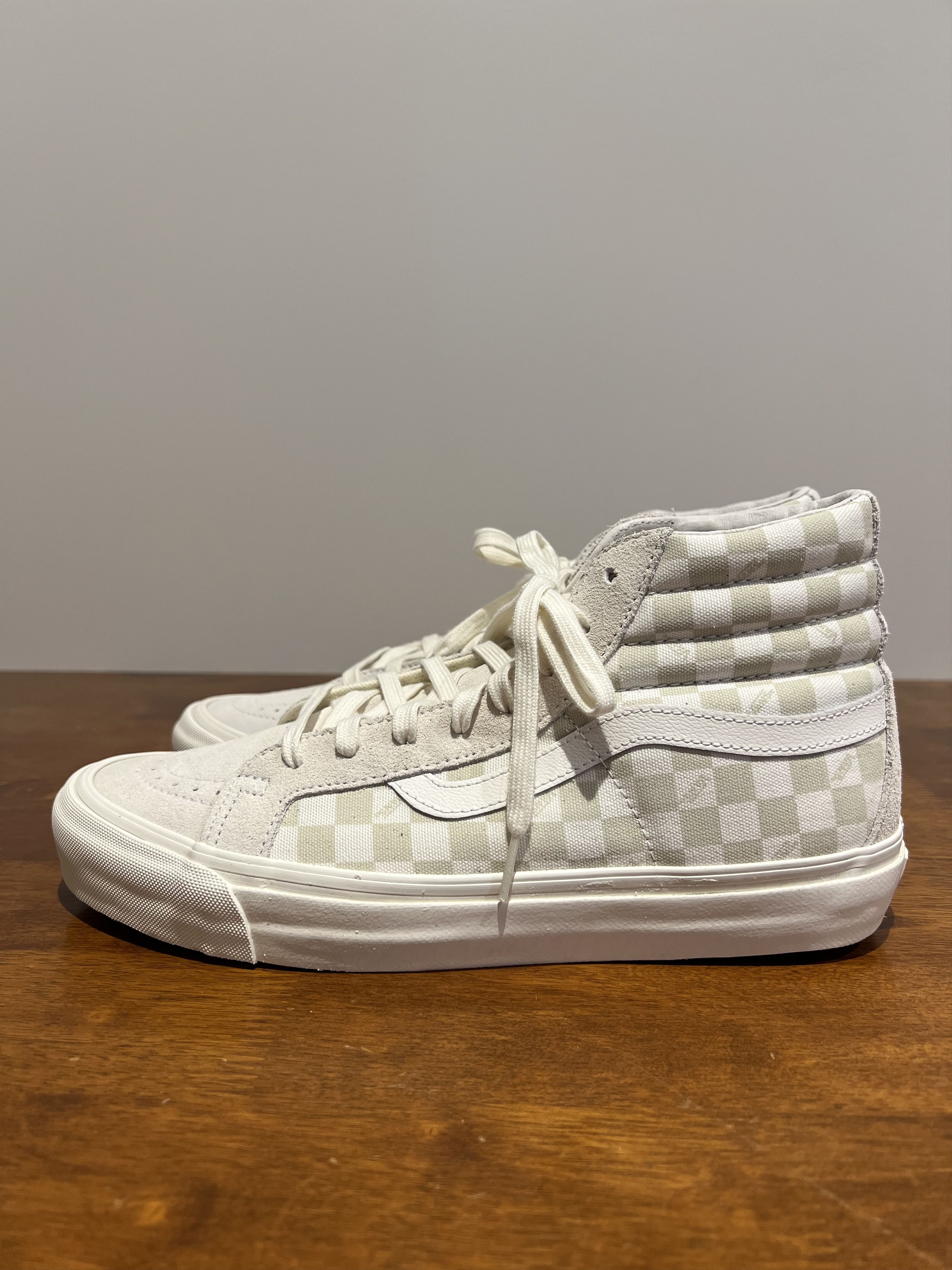 Vans 💚 2018 Vans OG Sk8-Hi LX "Checkerboard" US 10.5 NEW Size US 10.5 / EU 43-44 - 9 Thumbnail