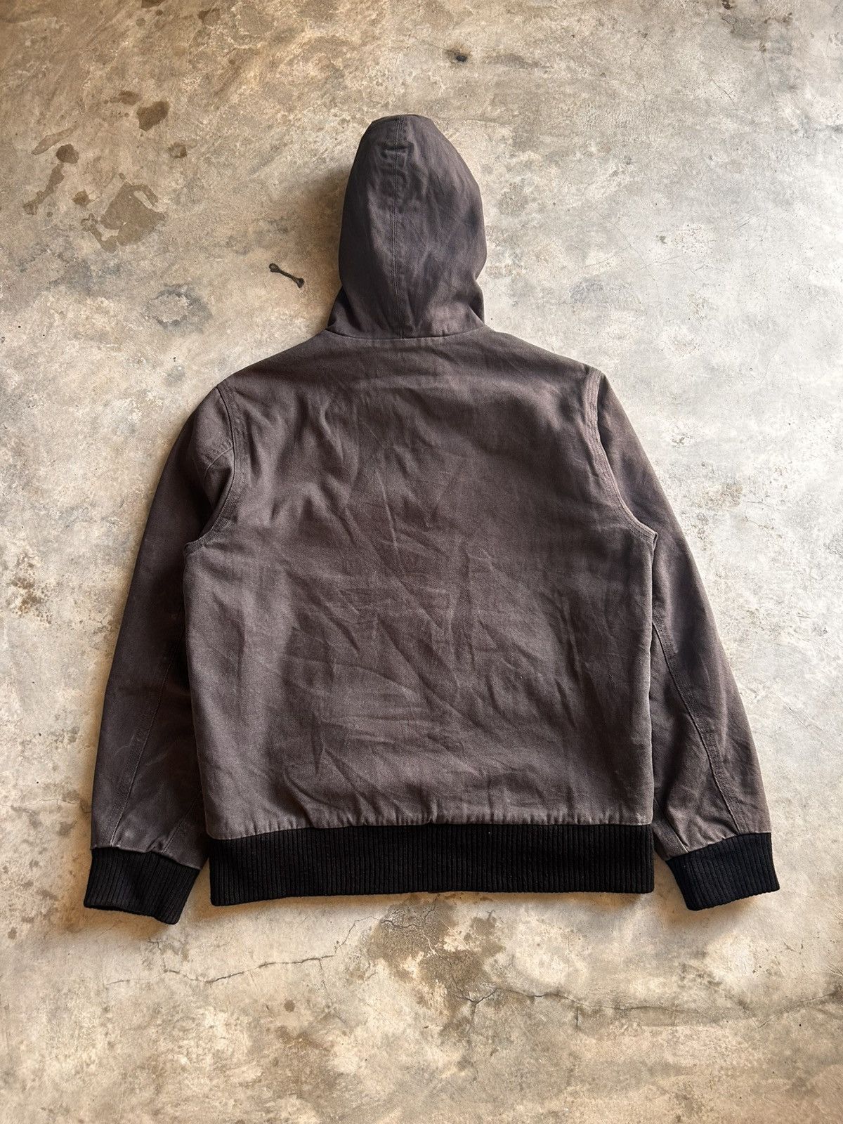 California Republic Bomber Hoodie Brown Jacket Size US M / EU 48-50 / 2 - 2 Thumbnail
