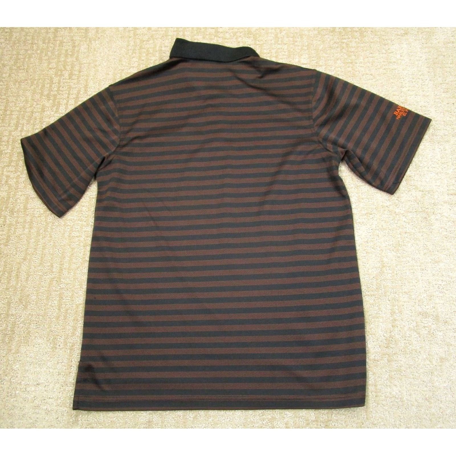Harley Davidson Harley-Davidson Polo Shirt Men Large Black Striped Logo Polo Shirt Men L Black Striped Logo Size US L / EU 52-54 / 3 - 5 Thumbnail