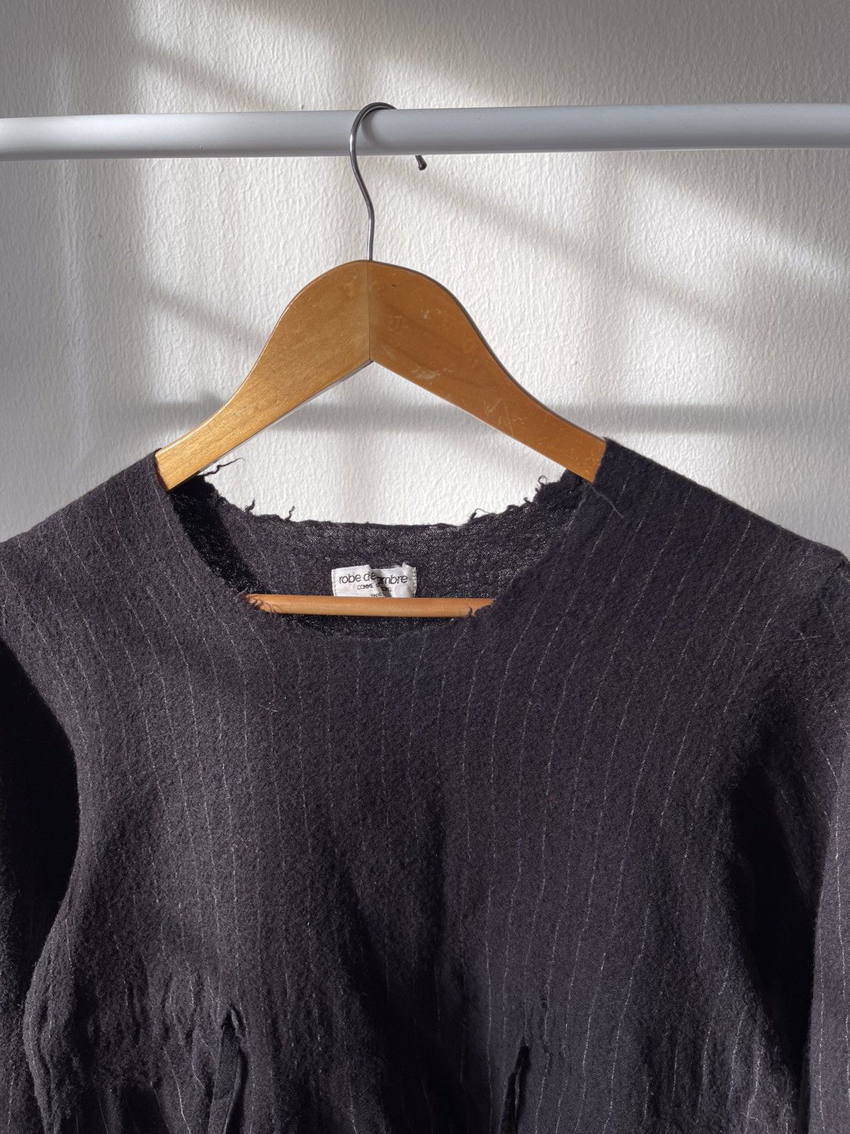 Comme des Garcons 1994 Comme Des Garçons Wool Long Sleeve A1 Size US S / EU 44-46 / 1 - 8 Thumbnail