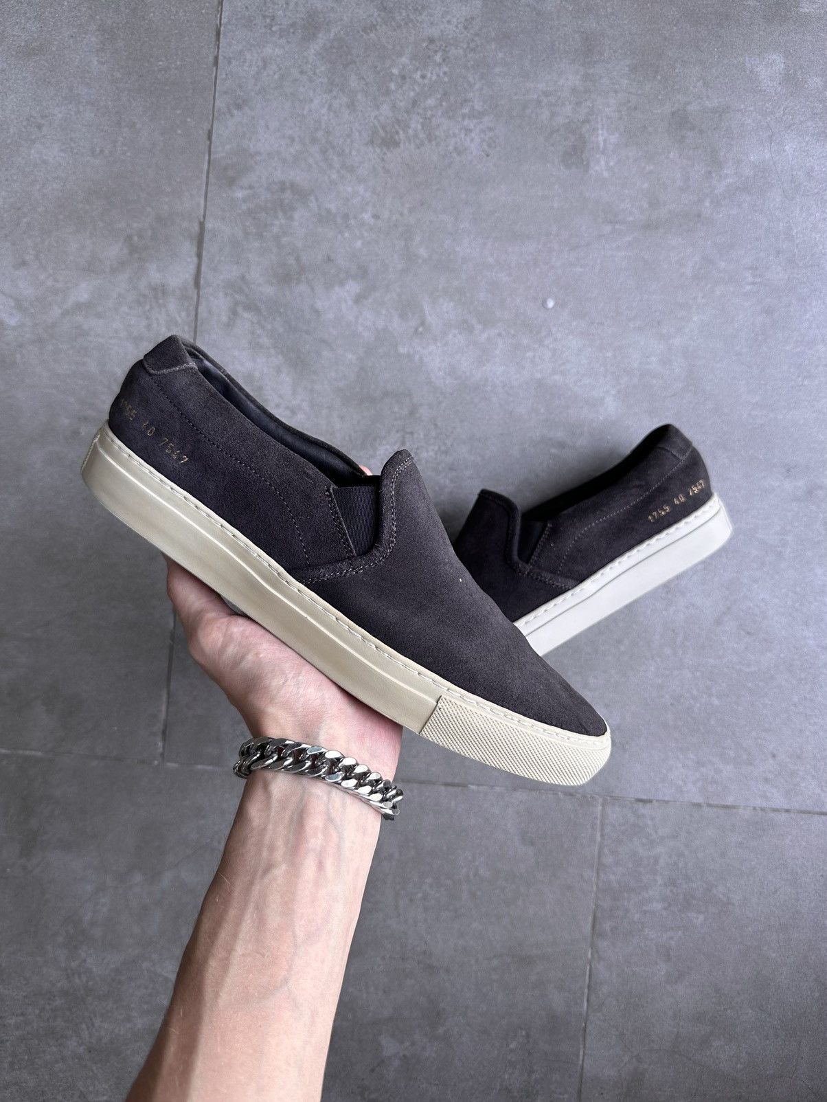 VTG SUEDE SLIP ON