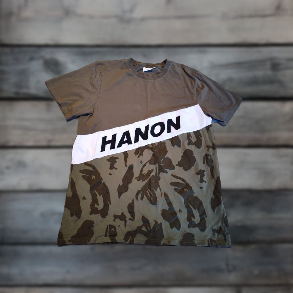 Olive Hanon Men's T-Shirt Olive Green Size Large Sports Regular Fit Size US L / EU 52-54 / 3 - 1 Thumbnail