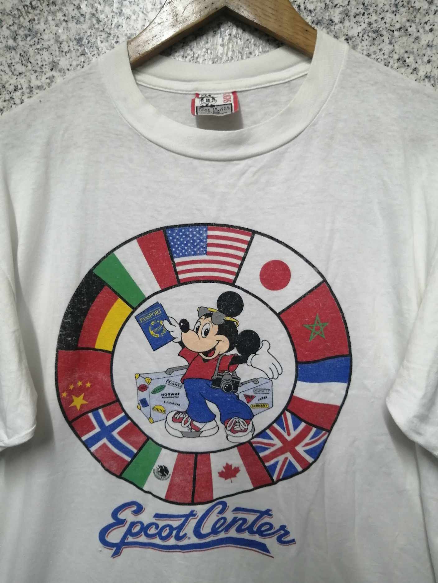 Disney Thrashed Sun Faded Mickey Mouse Shirt Distressed Grunge Band Size US L / EU 52-54 / 3 - 3 Thumbnail