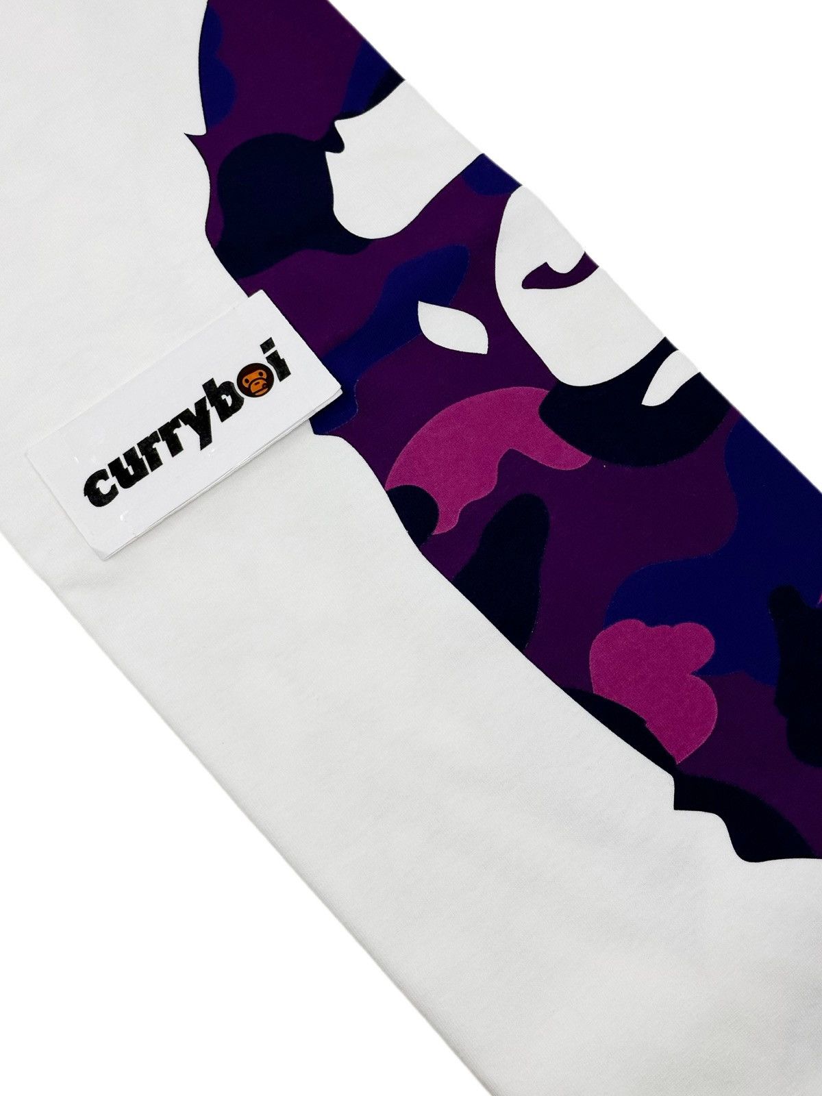 Bape Bape Color Camo Side Big Ape Head Tee White/Purple Size US M / EU 48-50 / 2 - 6 Thumbnail