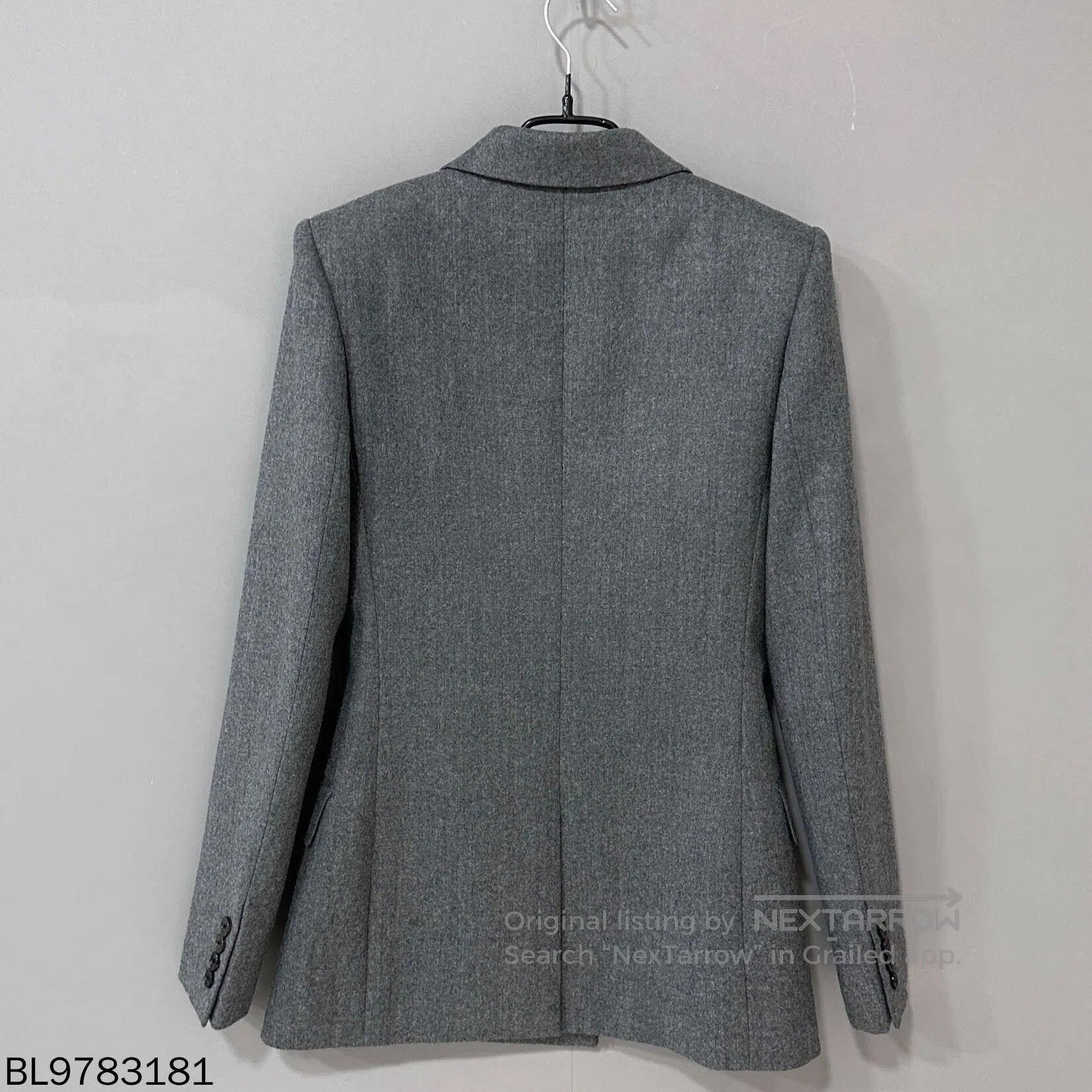 Other Saint Laurent Paris Gray Double-Breasted Blazer. Size XS / US 0-2 / IT 36-38 - 3 Thumbnail